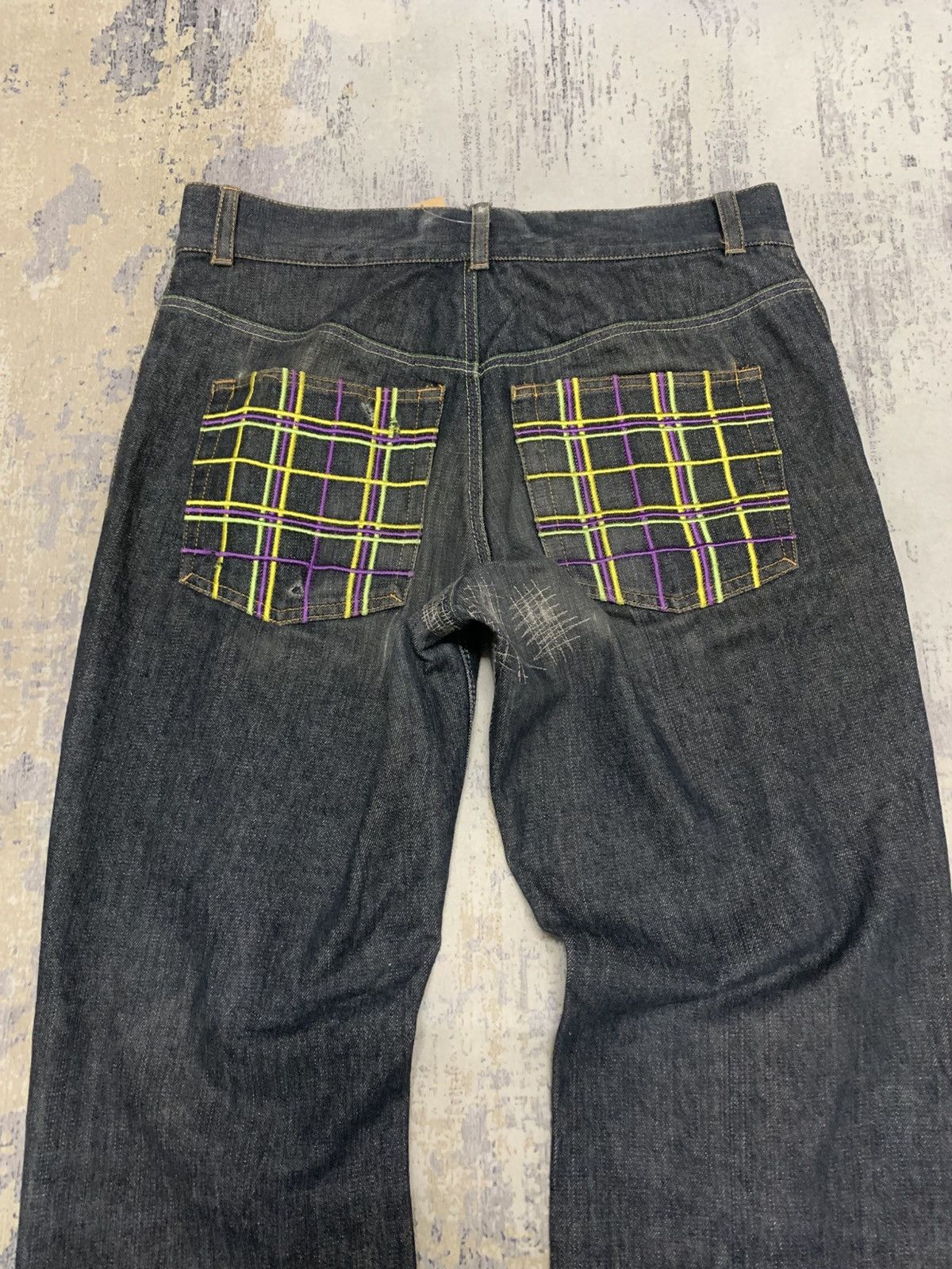 Japanese Brand Japanese Brand Octopus Army Black Loose Fit Jeans Size US 32 / EU 48 - 10 Thumbnail