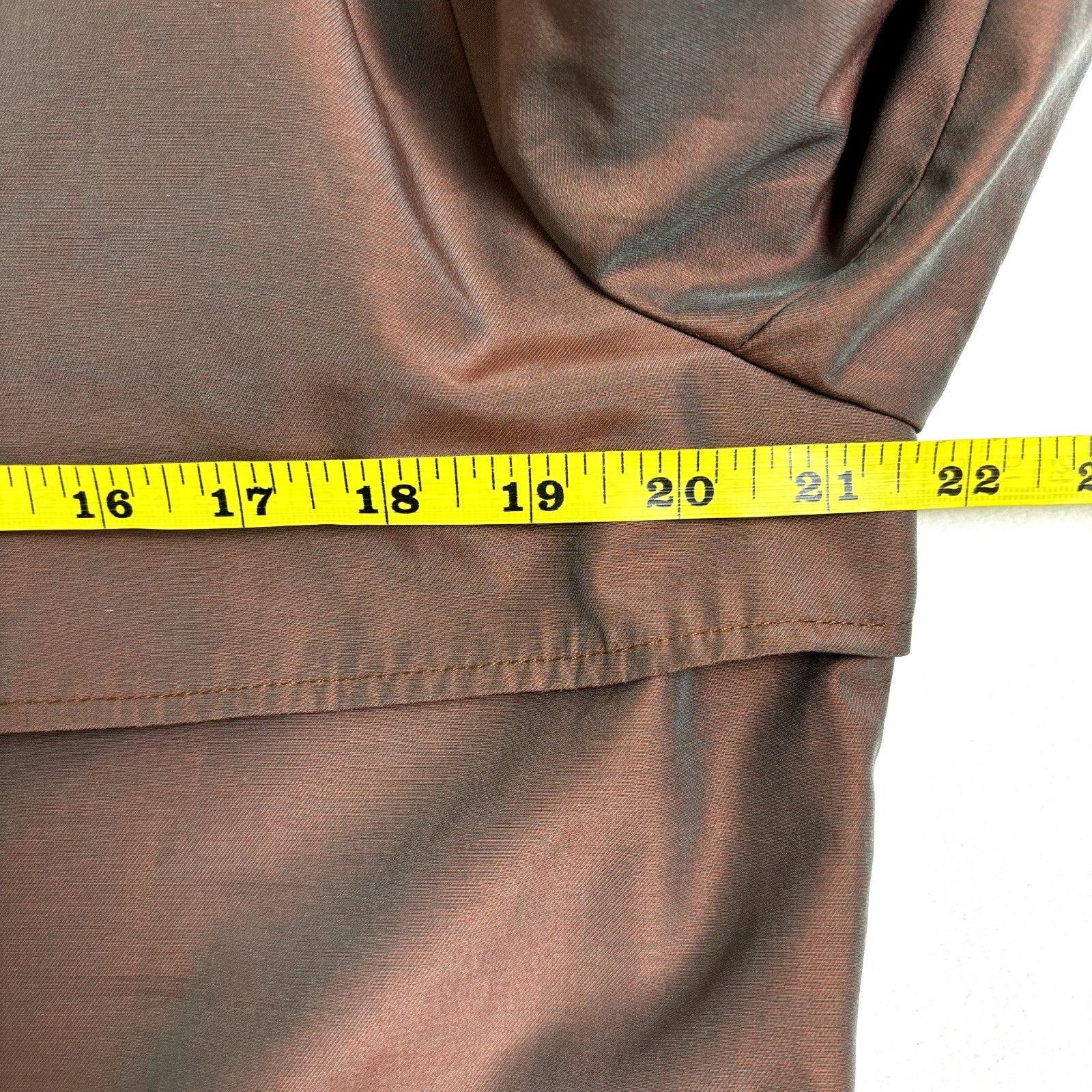 Other YULI Women's Size S-M US Fit Collared Trench Coat Brown Lon Size S / US 4 / IT 40 - 3 Thumbnail