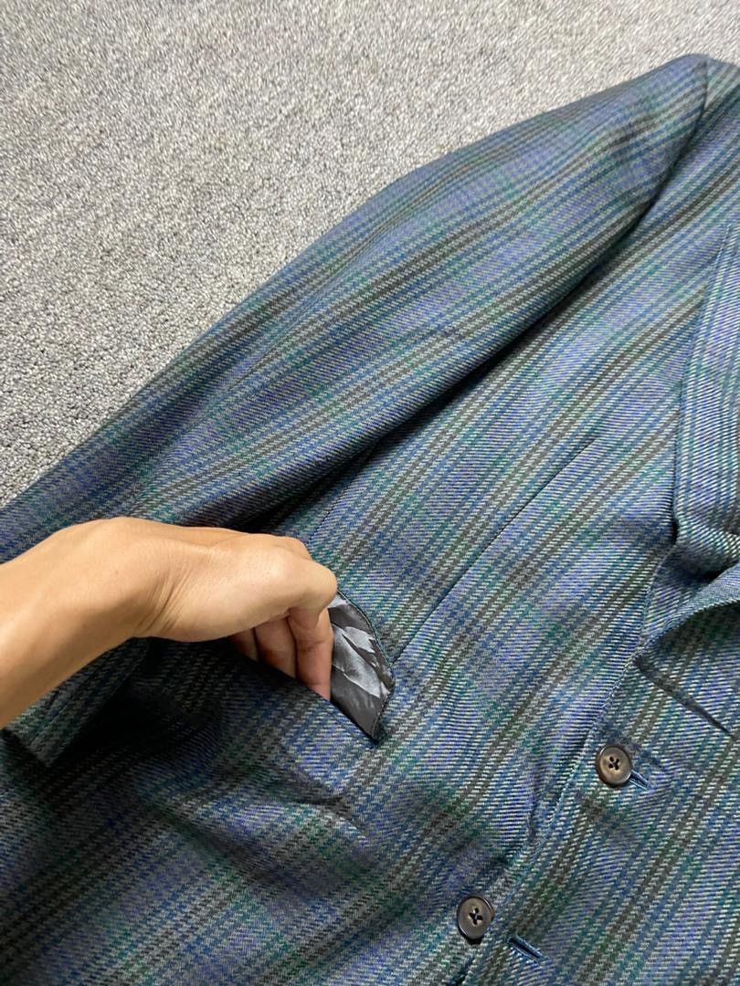 Aquascutum Vintage Aquascutum Houndstooth Blazer (191) Size US XS / EU 42 / 0 - 7 Thumbnail