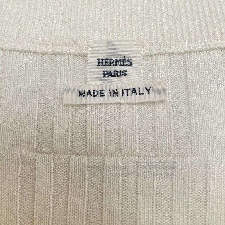 Hermes Hermes Pure White Silk Blend Open Cardigan, Fabric Contain Size M / US 6-8 / IT 42-44 - 5 Thumbnail