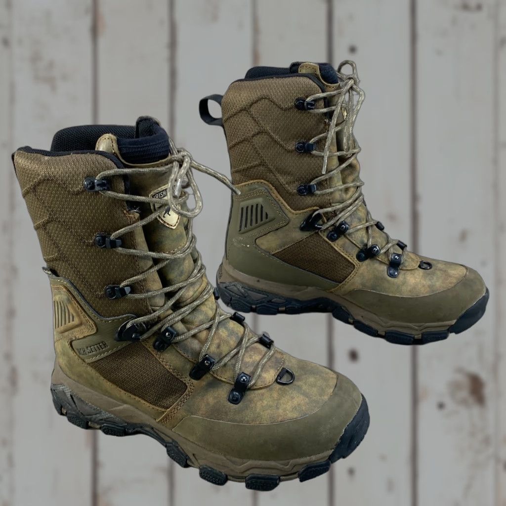 Vintage VINTAGE Irish Setter Boots Womens 6 Pinnacle Waterproof Insulated 800 G ScentBan Hunting Camo Leather Mid-Calf Lace Up Rubber Size US 4 / IT 34 - 1 Thumbnail