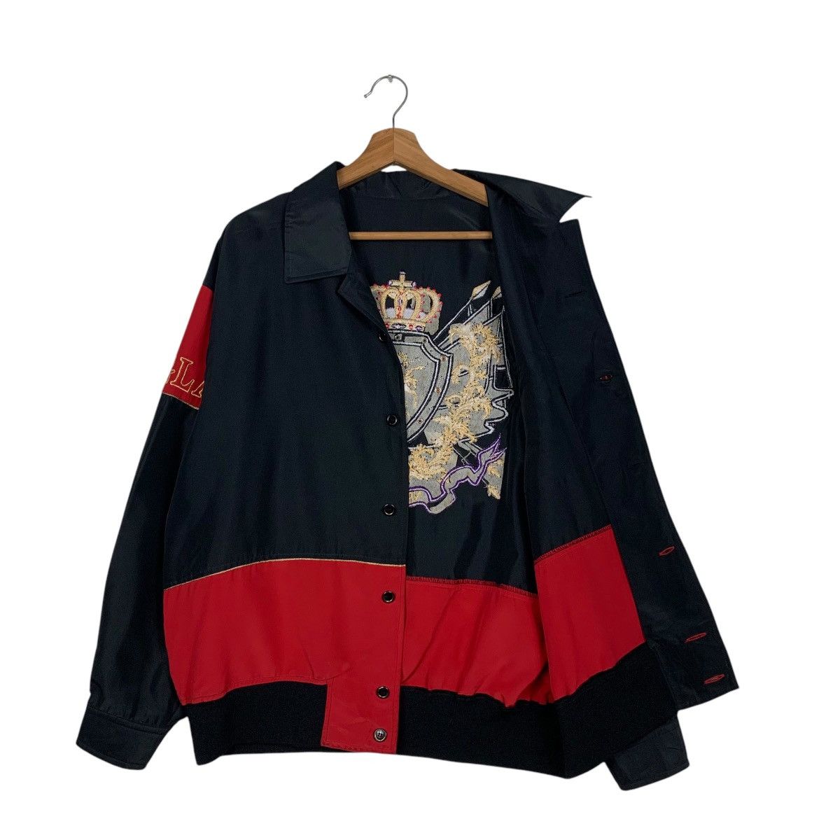 Japanese Brand NEW ENGLAND Embroidery Big Logo Button Jacket #2035-C88 Size US L / EU 52-54 / 3 - 10 Thumbnail