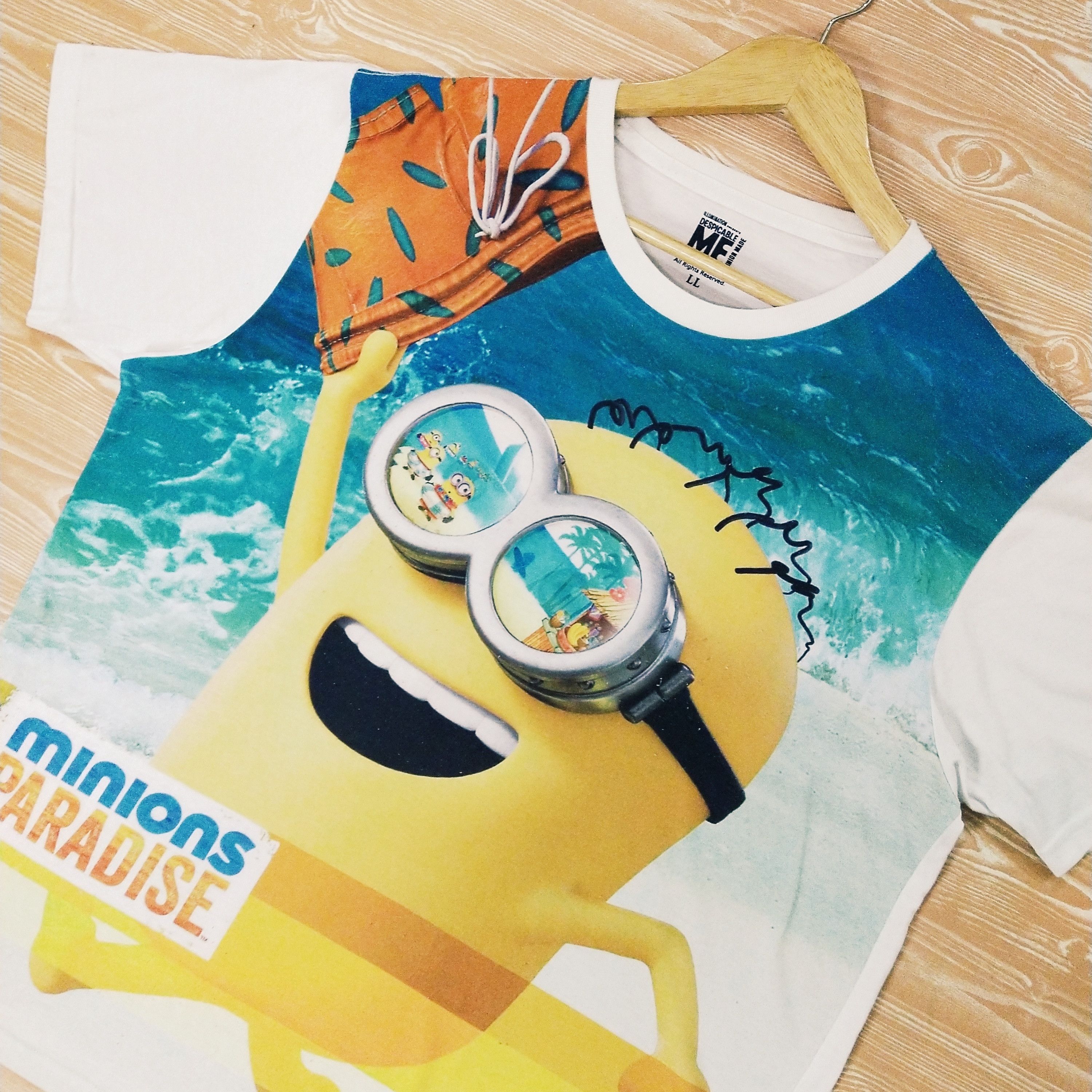 Hysteric Glamour Despicable ME Minions Paradise Fullprint Shirt Size US XL / EU 56 / 4 - 2 Thumbnail