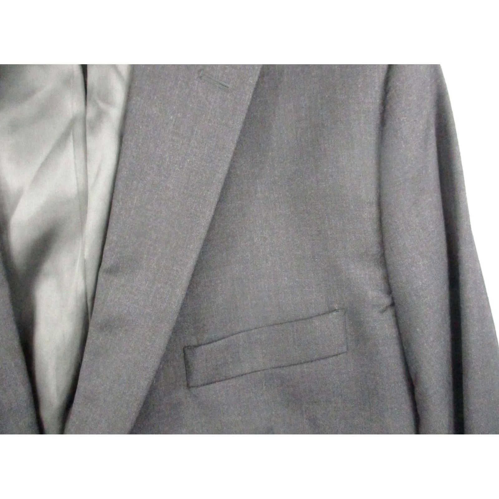 Ralph Lauren LAUREN RALPH LAUREN Wool Blazer Sportcoat 40 R Gray Black Tweed Notch Lapel Regular Mens Blazer Size 40R - 2 Thumbnail