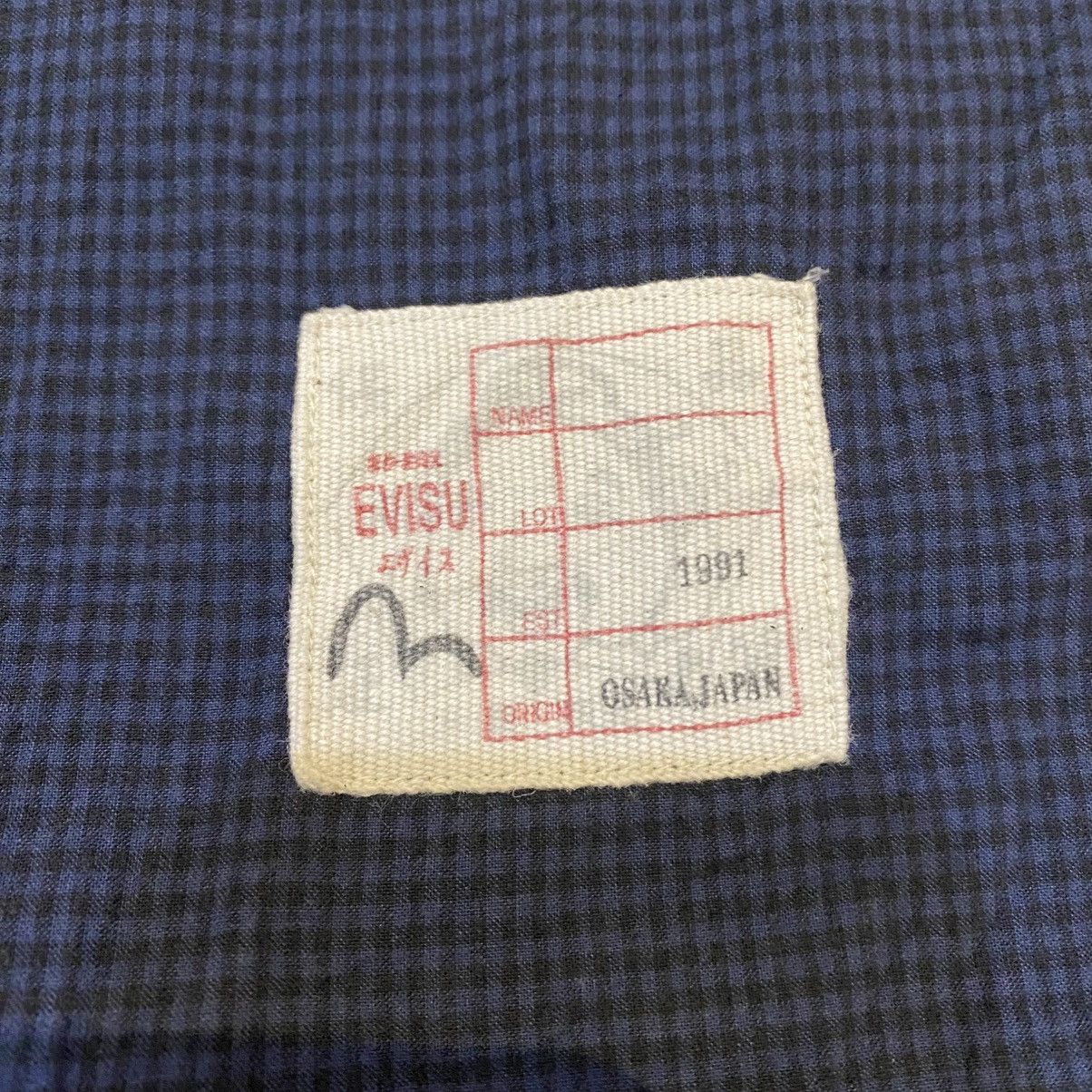 Evisu Evisu Blue Navy Button Up Shirts Size US M / EU 48-50 / 2 - 16 Thumbnail