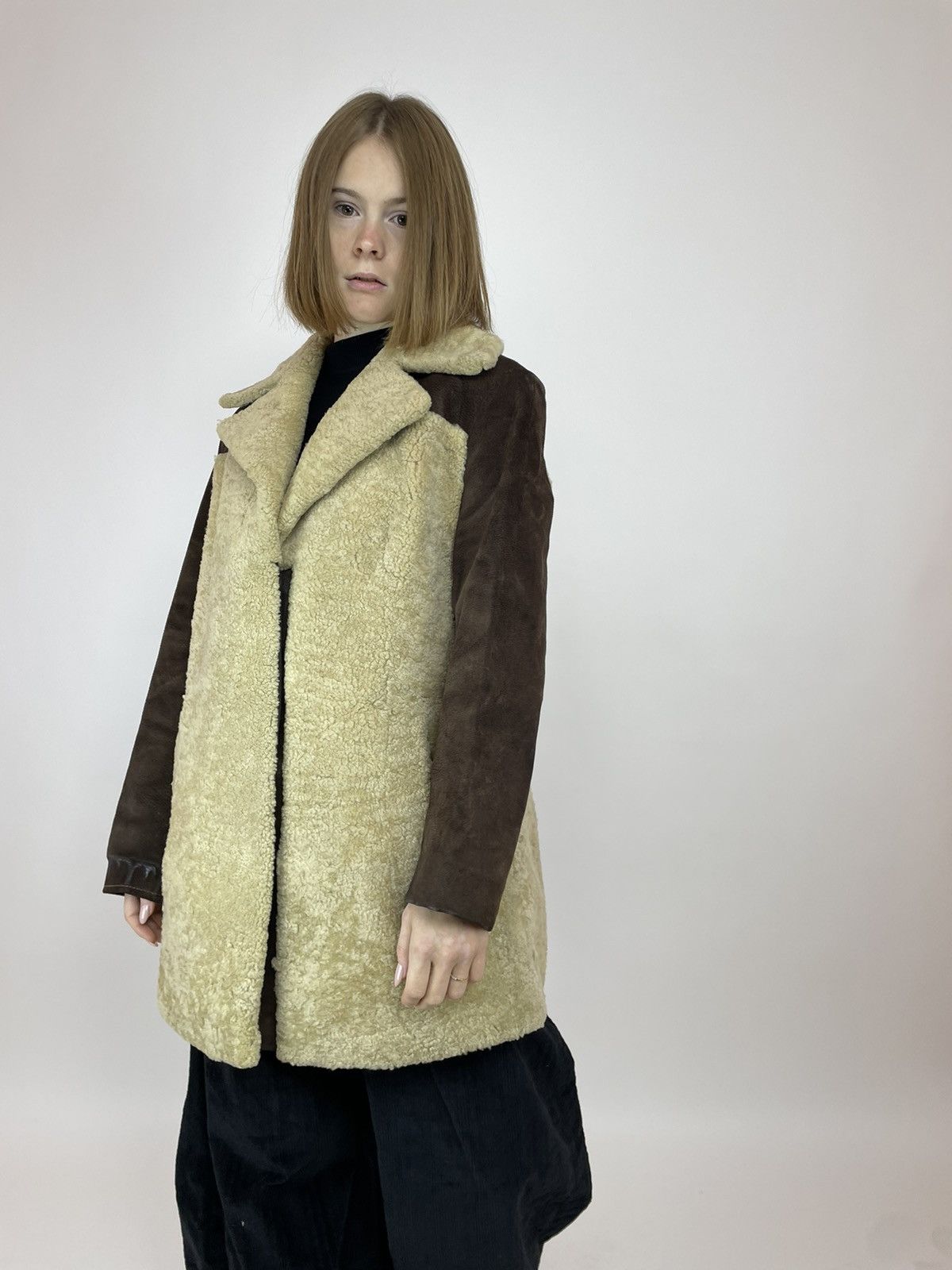 Vintage Vintage Sheepskin coat leather winter overcoat Women's Size S / US 4 / IT 40 - 8 Thumbnail