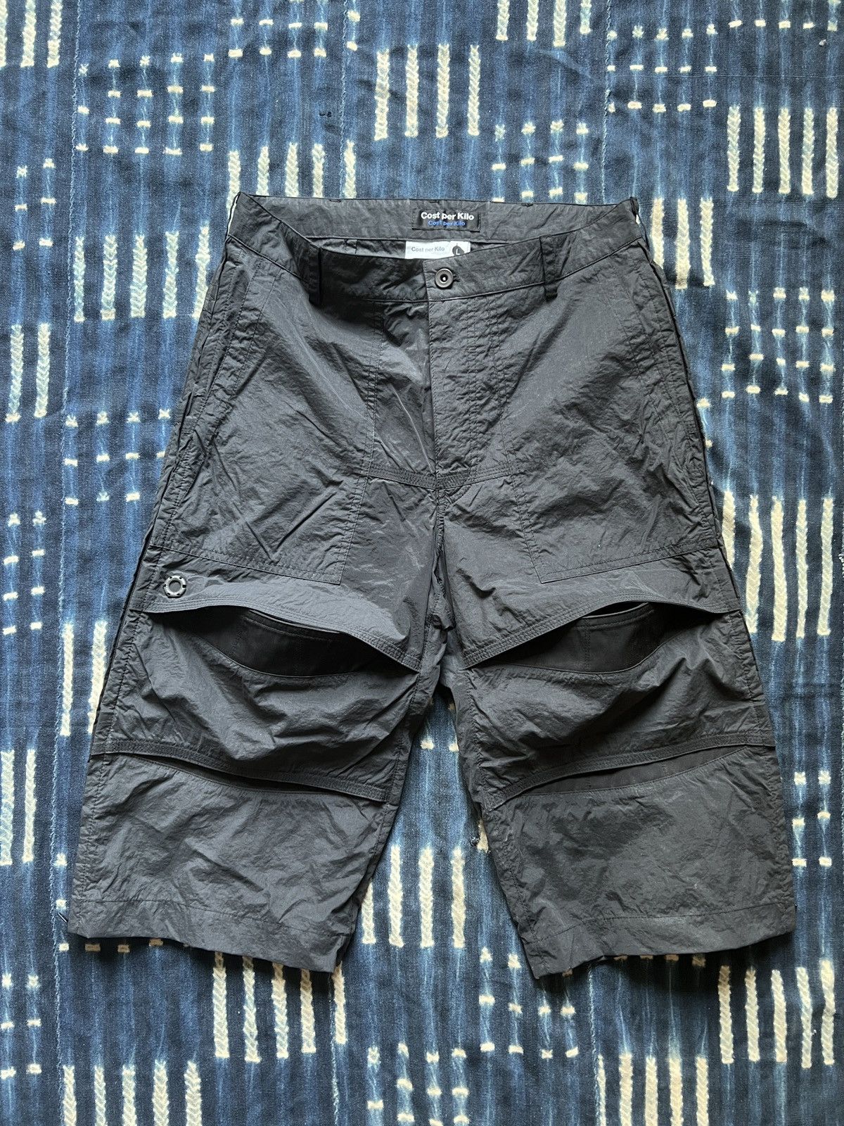 Japanese Brand Cost per Kilo CPK Side Zip Up Work Pants Size US 32 / EU 48 - 2 Thumbnail