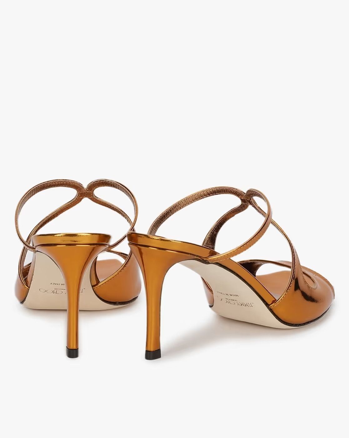 Jimmy Choo o1y0326 Mules in Gold Size US 6 / IT 36 - 3 Thumbnail