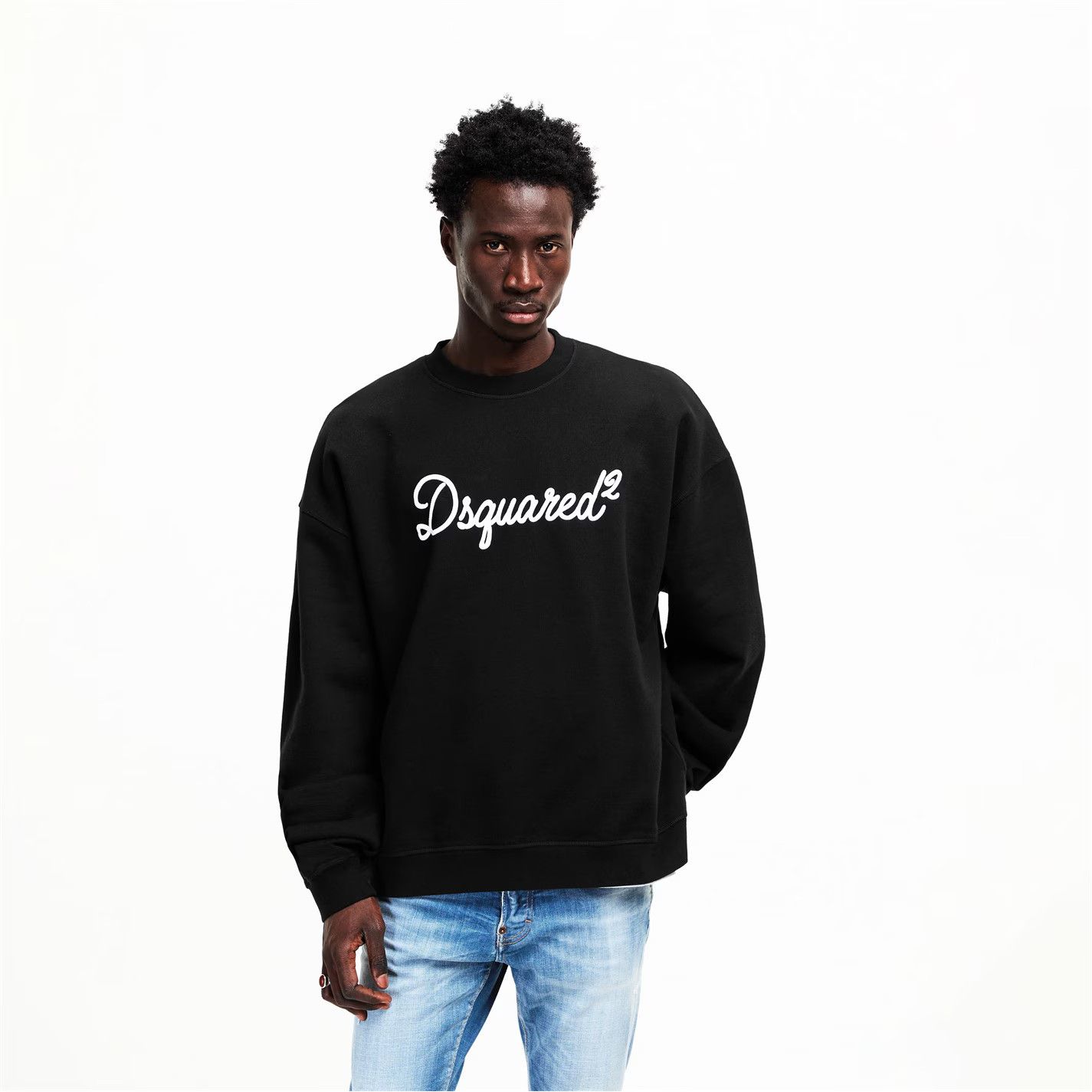 Dsquared2 o1g2r1mq0426 Big Signature Crew Sweatshirt in Black Size US S / EU 44-46 / 1 - 3 Thumbnail