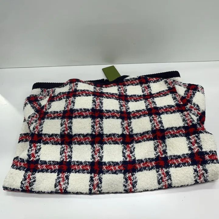 Gucci Gucci Plaid Tweed Button-Up Jacket for Women-2507 Size L / US 10 / IT 46 - 6 Thumbnail