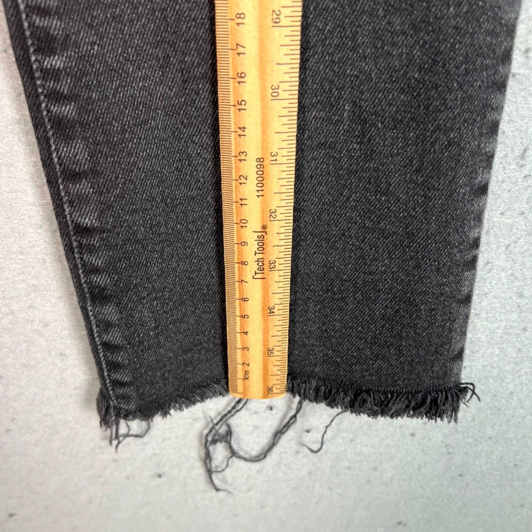 Madewell Madewell Cali Demi-Boot Jeans Denim Black Wash Womens Size 29 Bootcut Jeans 5-Pocket Design High Rise Adult Womens Black Madewell Cali Demi-Boot Jeans Size 29" - 7 Thumbnail