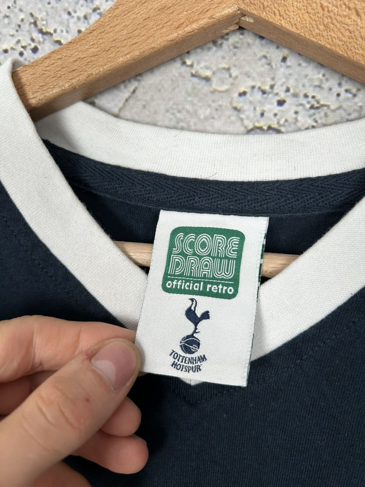 Vintage Vintage Tottenham Soccer Draw Jersey Retro Hype Sport Size US S / EU 44-46 / 1 - 5 Thumbnail