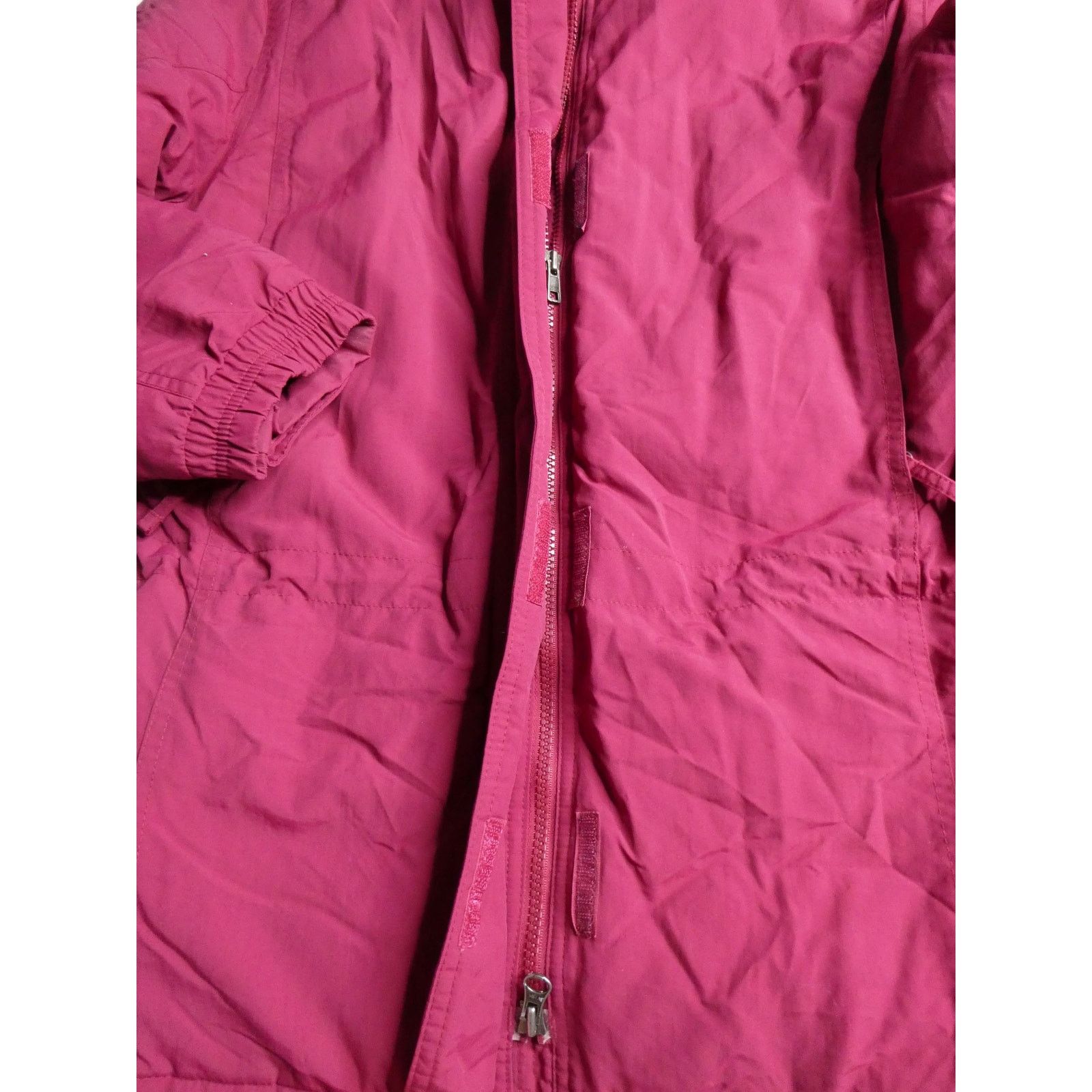 L.L. Bean LL Bean heavy winter coat, lined, size: small, color: wine Size S / US 4 / IT 40 - 3 Thumbnail