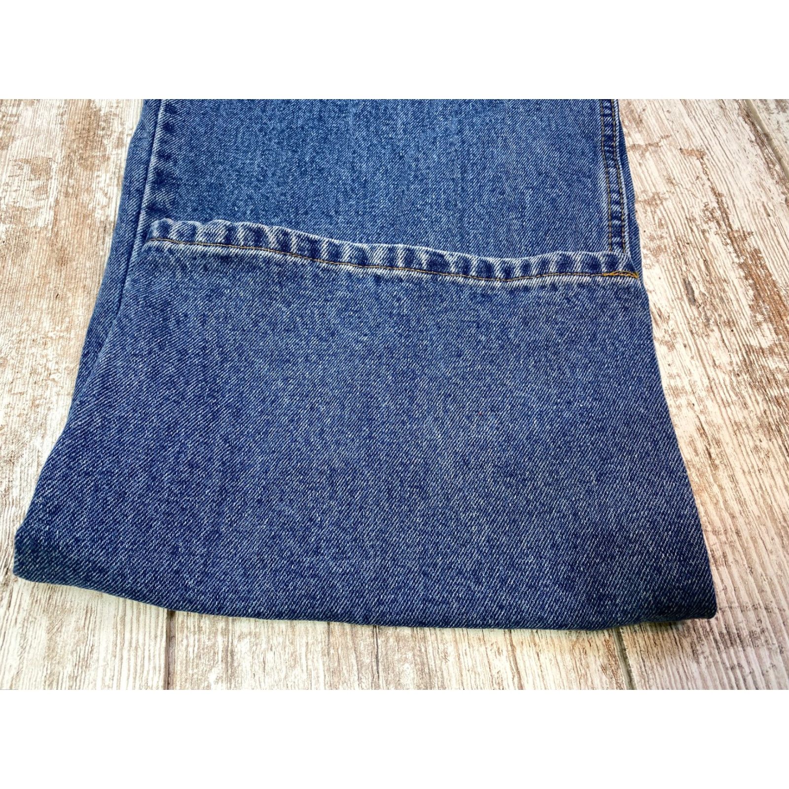 Polo Ralph Lauren VINTAGE Polo Jeans Co Ralph Lauren Jeans Men 38X34 Loose Baggy Full Leg Blue 80s 90s Retro Designers Mens Size US M / EU 48-50 / 2 - 3 Thumbnail
