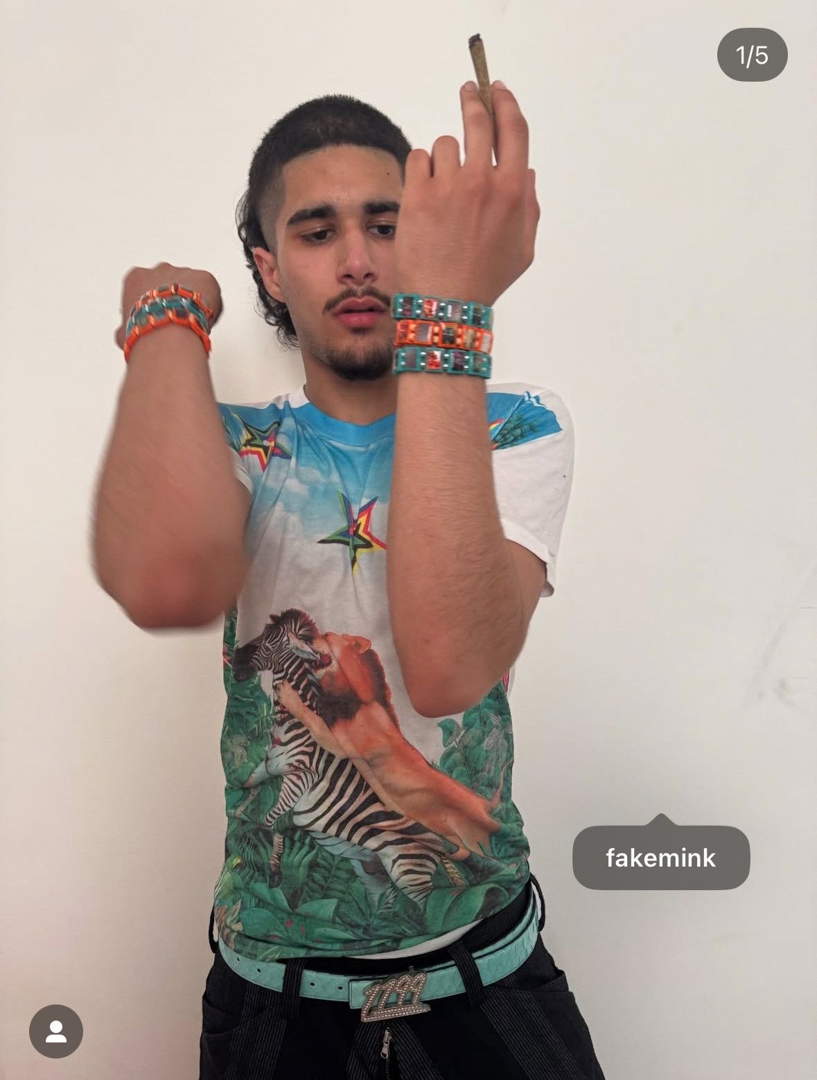 Other Fakemink bazo 1199 bracelet Tiffany blue | Grailed