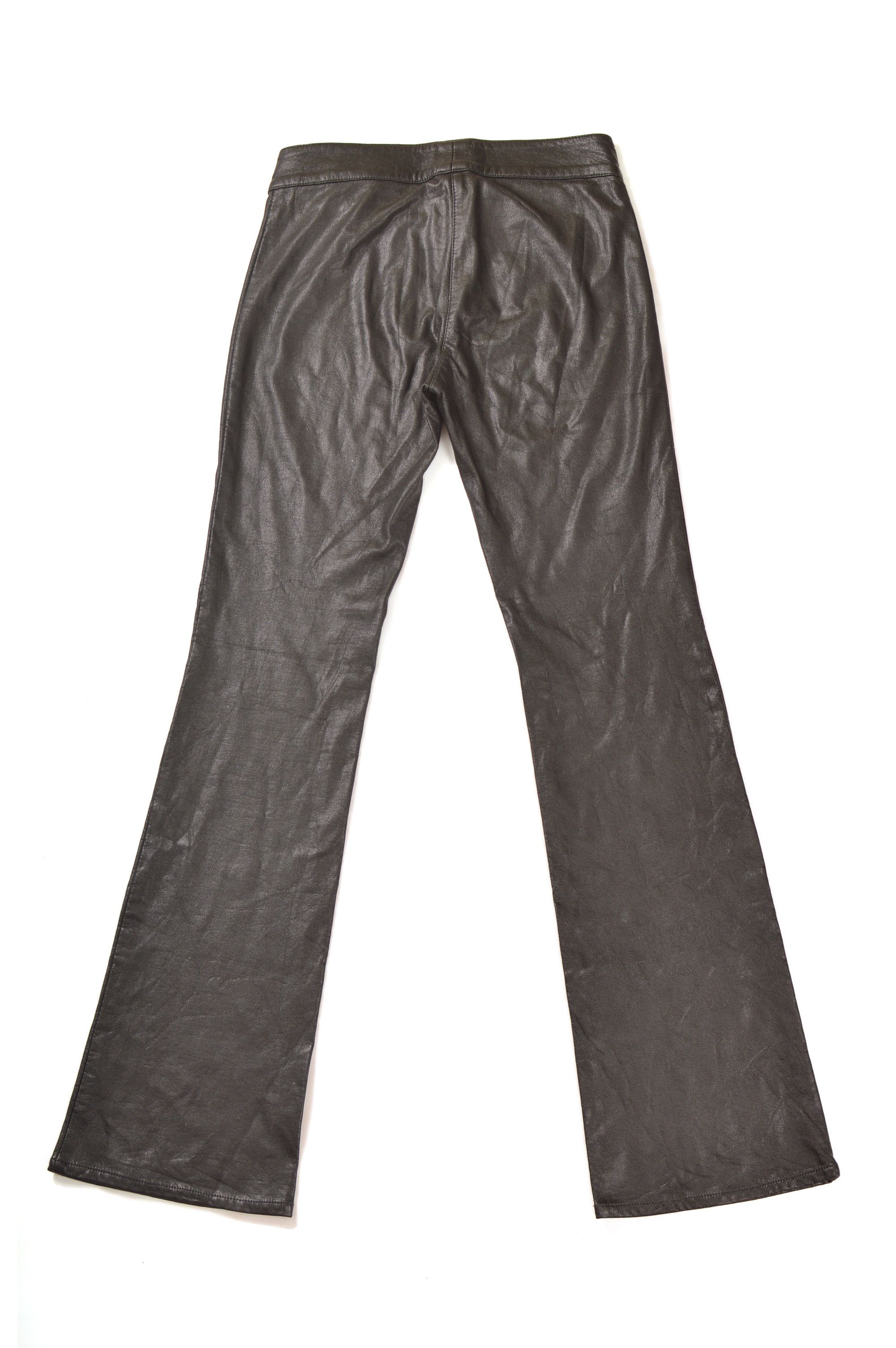 Miss Sixty Miss Sixty Roxy Vintage Y2K Faux Leather Flare Pants Size 27" / US 4 / IT 40 - 7 Thumbnail