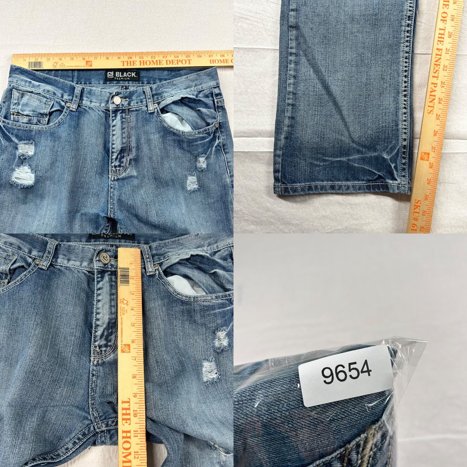 Buckle Black VINTAGE Buckle Black Jeans Mens 36x32 Bootcut Distressed Y2K Western Denim Cotton Blend Blue 5-Pocket Mens Boots Boy? Size US 36 / EU 52 - 8 Thumbnail