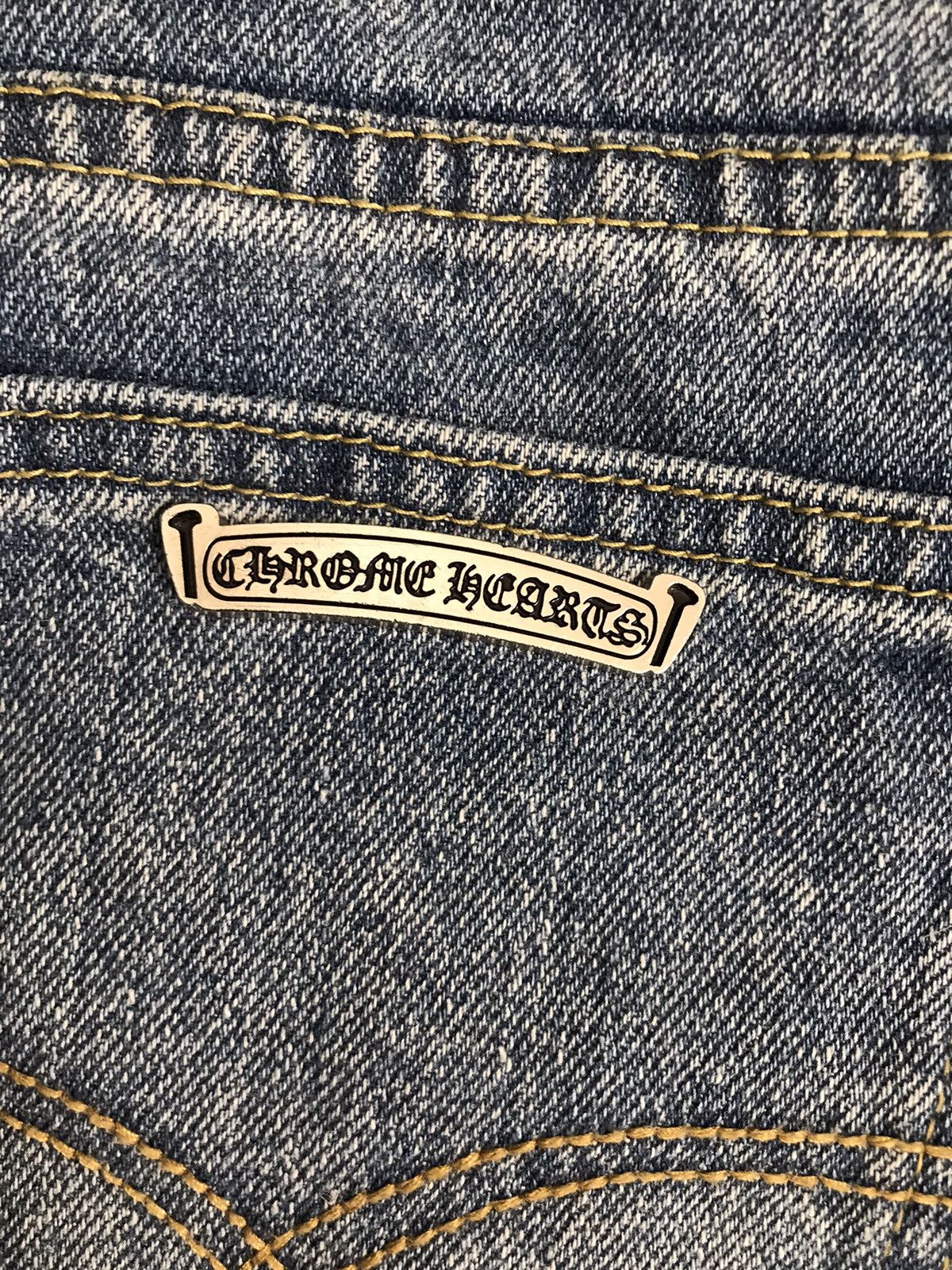 Vintage Rare vintage ch inspired patch denim pant Size US 34 / EU 50 - 13 Thumbnail