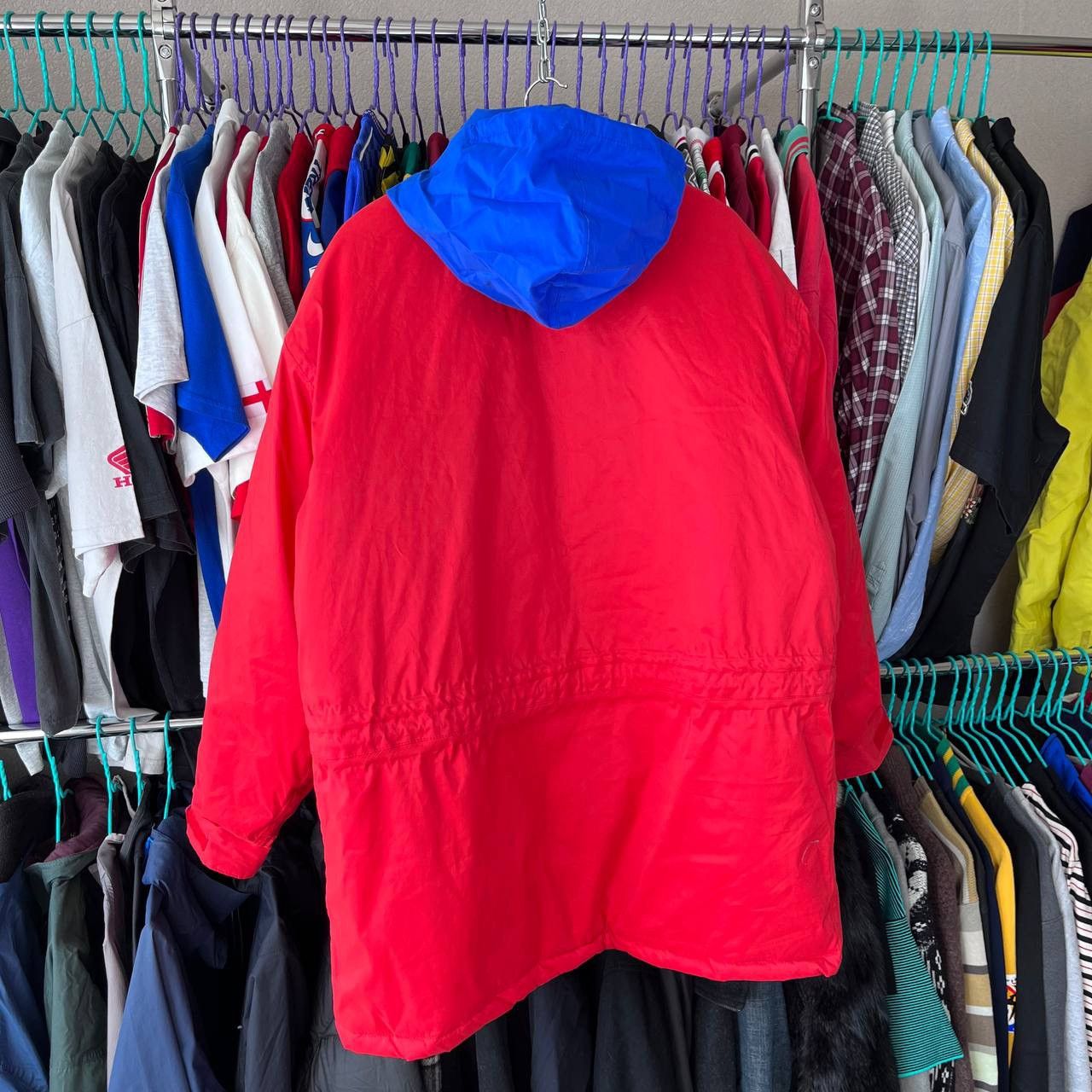 Japanese Brand × Vintage Vintage 90s Mitsubishi Motors Parka Coat Racing Jacket Size US L / EU 52-54 / 3 - 5 Thumbnail