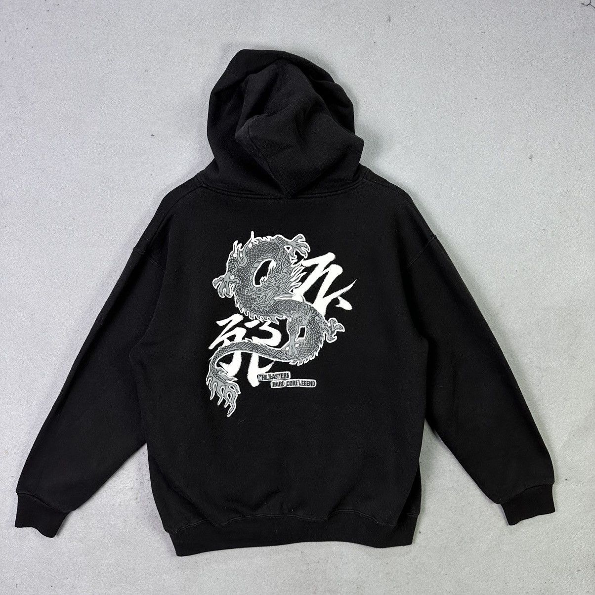 Japanese Brand Bullet Noise Dragon Hoodie Black Medium Japanese Streetwear Size US M / EU 48-50 / 2 - 1 Thumbnail