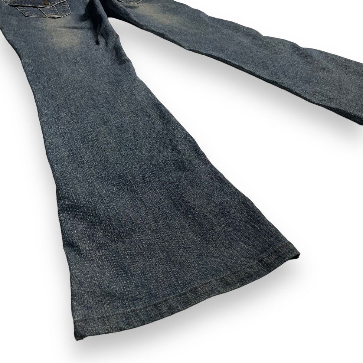 If Six Was Nine 🇯🇵 VINTAGE LUIS CHANTANT FLARE DENIM PANTS Size US 30 / EU 46 - 12 Thumbnail