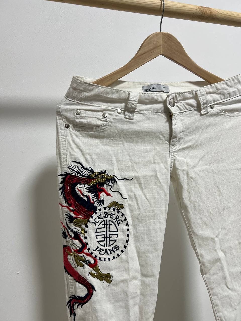 Iceberg × Japanese Brand × Vintage Vintage Iceberg Jeans AmericanWear Y2K Casual Pants 90s Styl Size 28" / US 6 / IT 42 - 4 Thumbnail