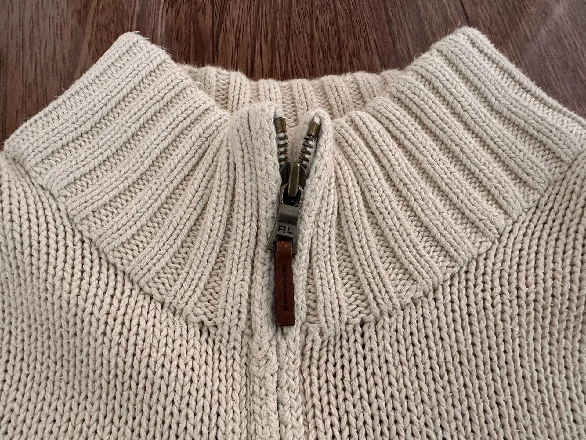 Polo Ralph Lauren Polo Ralph Lauren Zip Knit Sweater L Size US L / EU 52-54 / 3 - 4 Thumbnail