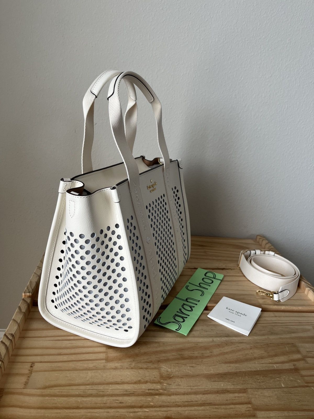 Kate Spade Kate spade Kip Perforated Leather Small Tote Size ONE SIZE - 5 Thumbnail