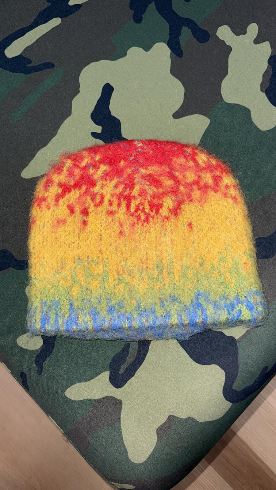 HMDD HMDD Rainbow Mohair Beanie Size ONE SIZE - 2 Thumbnail