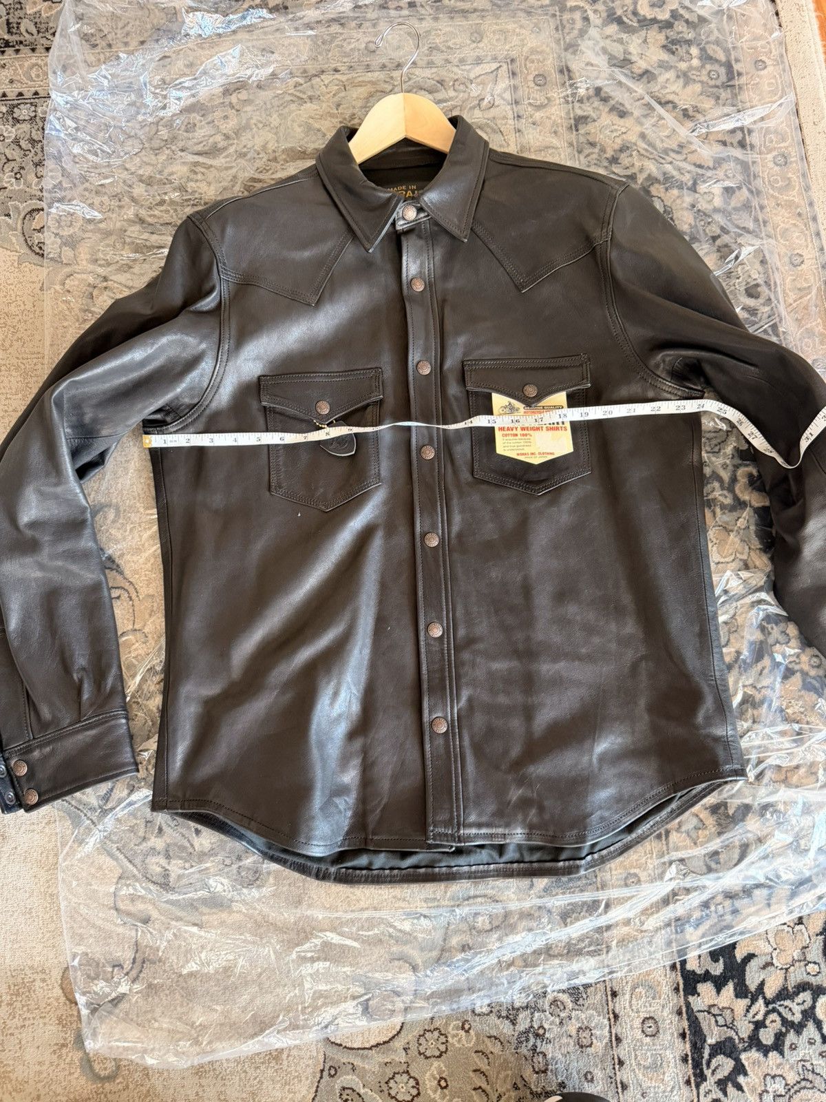 Iron Heart New IHSH-164 IRON HEART Men’s Deer Leather Jacket Overshirt Size US XXL / EU 58 / 5 - 20 Thumbnail