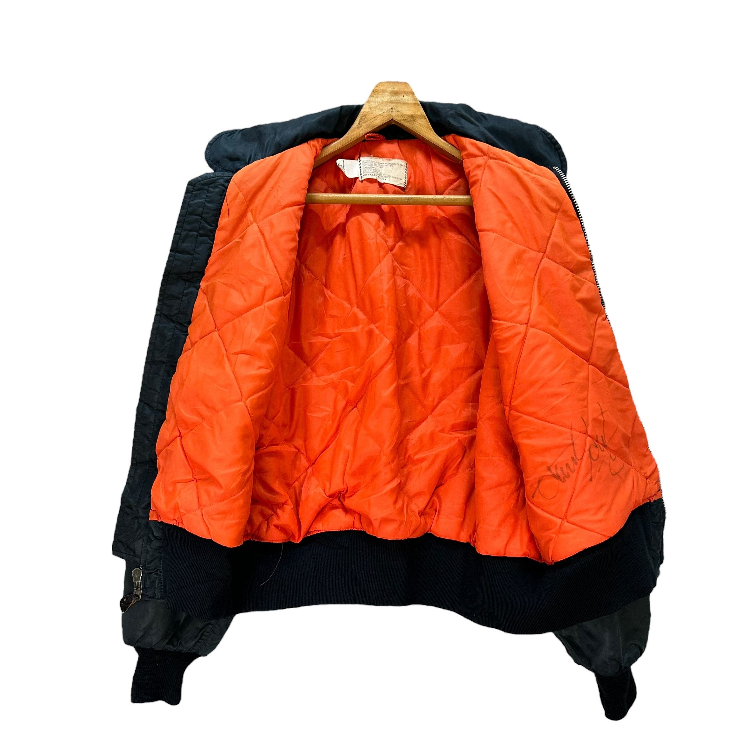 Vintage 80’s CORINTH Usa MA 2 Bombers Jacket Flight Jacket #A67-1609 Size US L / EU 52-54 / 3 - 9 Thumbnail