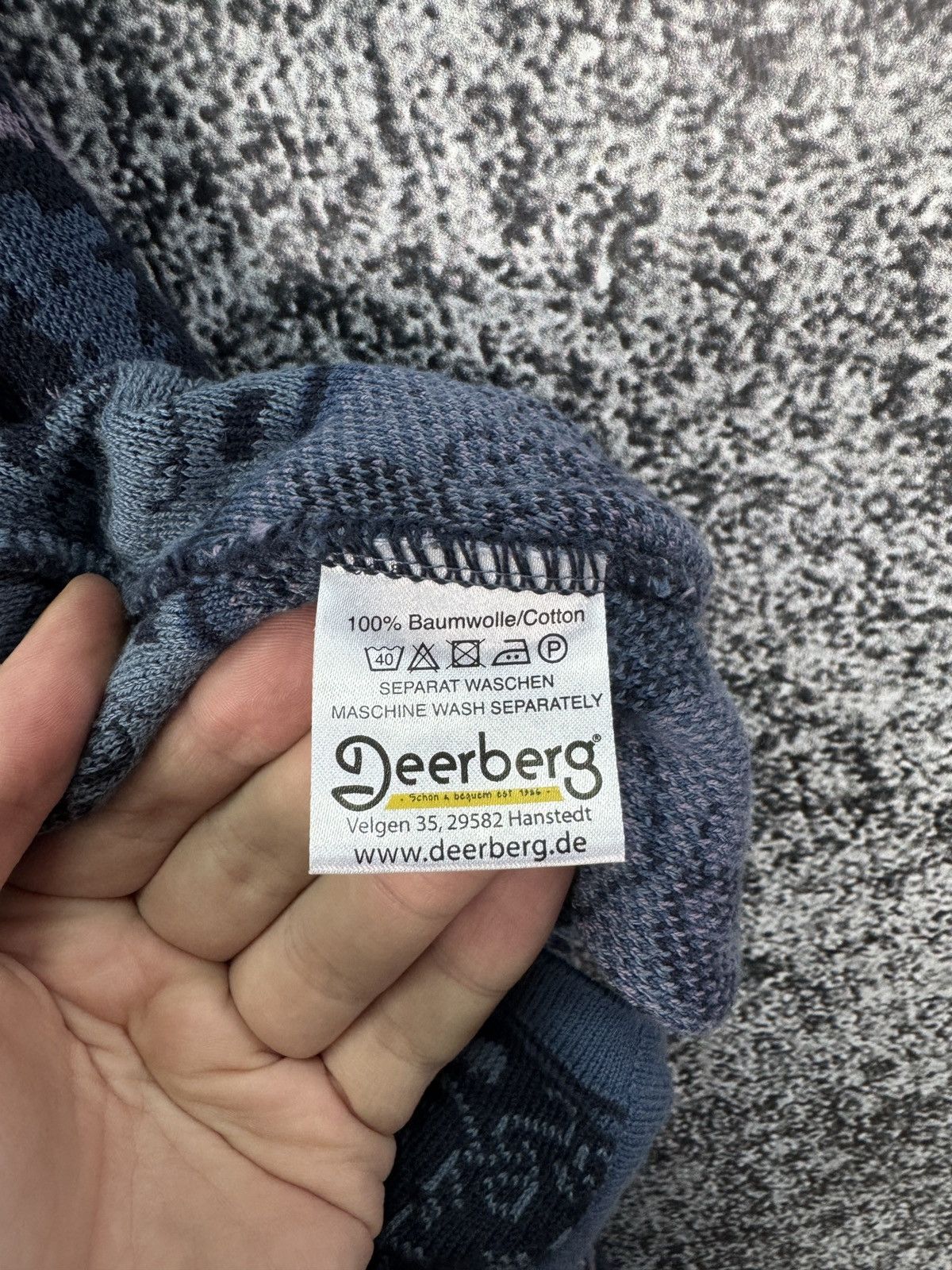 Other Deerberg Floral Cardigan Button Up Knit Sweater Blue Purple Size XL / US 12-14 / IT 48-50 - 8 Thumbnail
