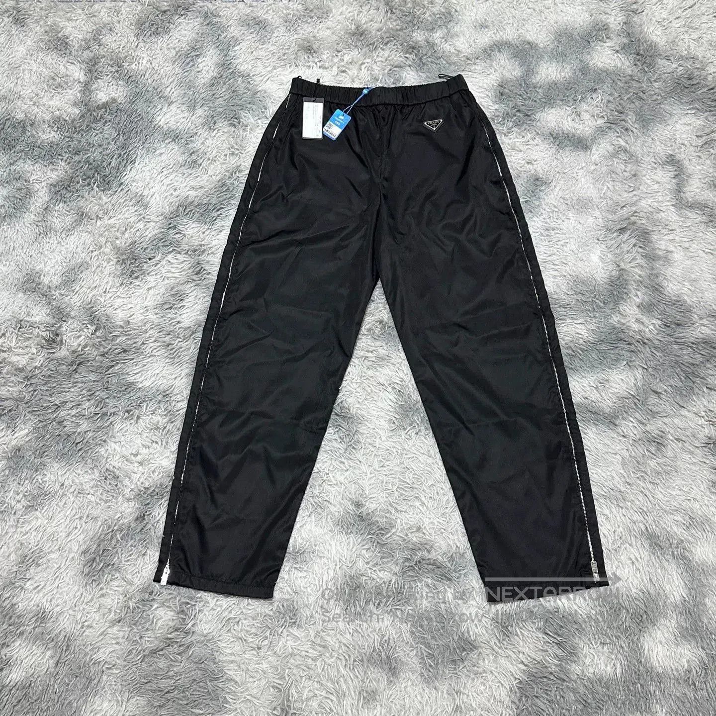 Prada prada black side zip nylon long pants. Size US 44 / EU 60 - 1 Thumbnail