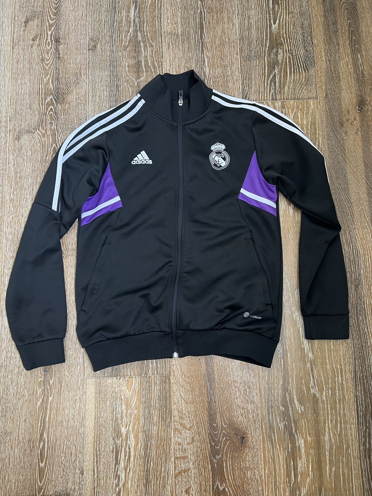 Adidas Adidas real madrid soccer football track training jacket Size US S / EU 44-46 / 1 - 1 Thumbnail