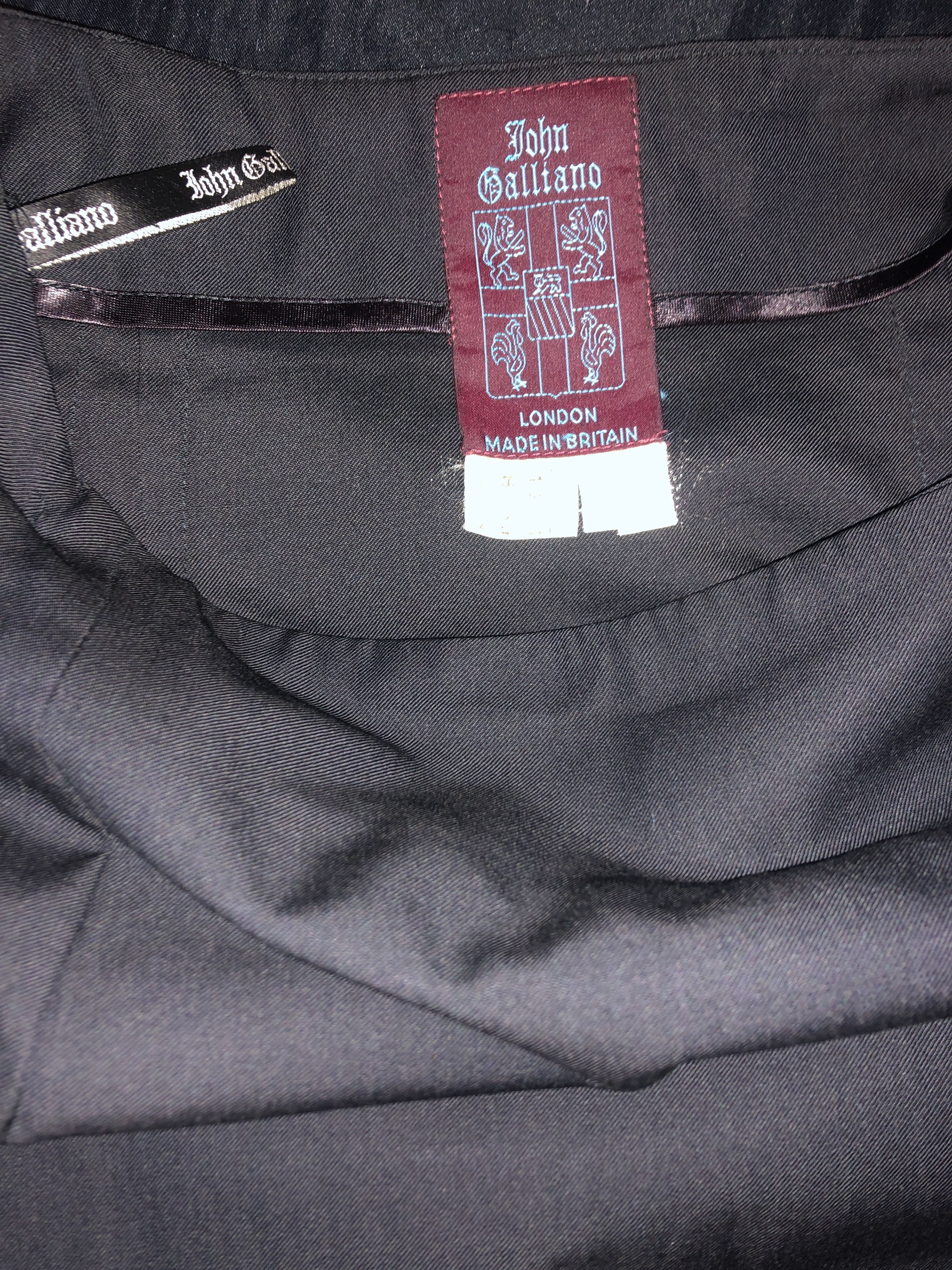 John Galliano 1987 Overlapped Wrap Skirt Size 28" / US 6 / IT 42 - 8 Thumbnail