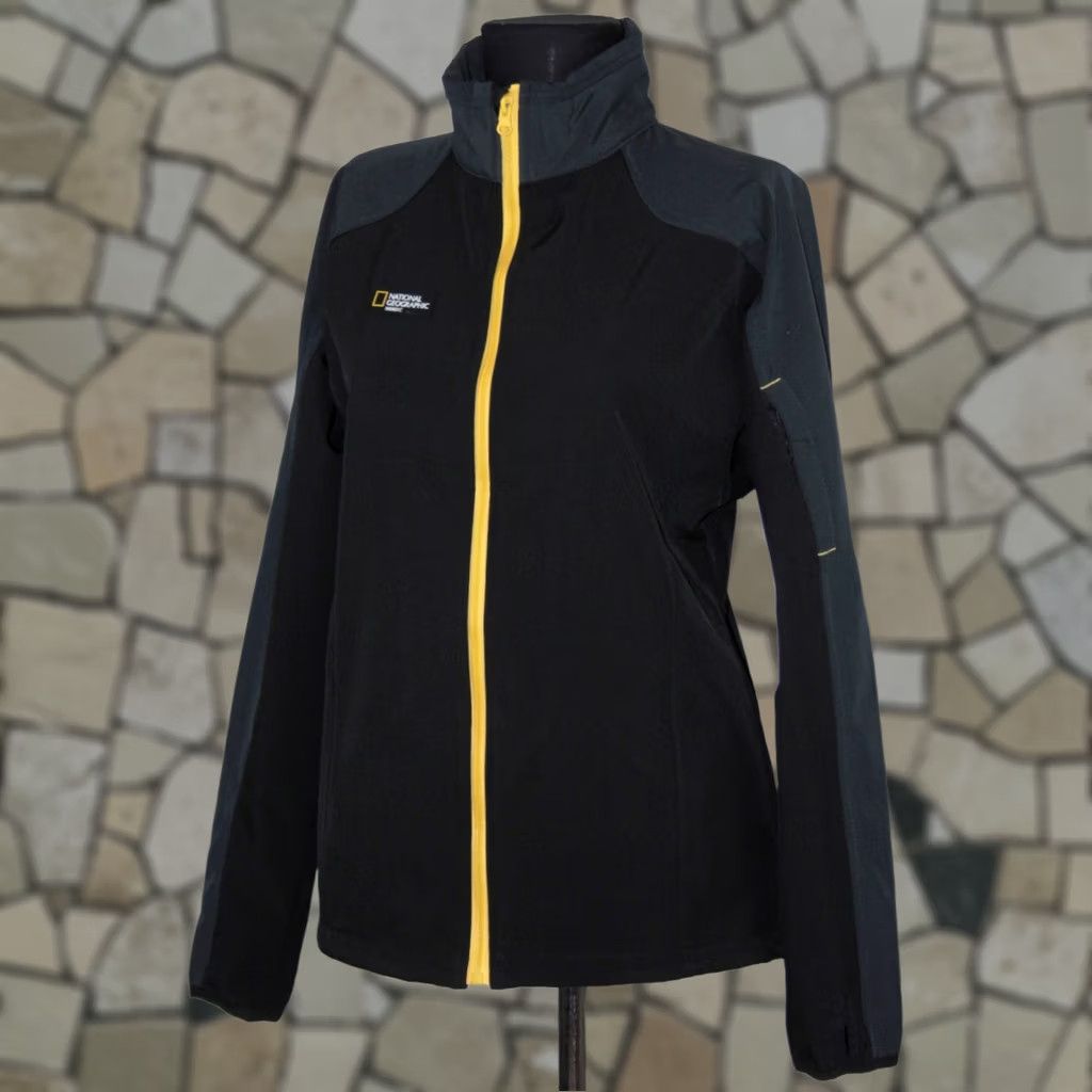 Vintage National Geographic Nordic Jacket Womens L Black Activewear Coat Shirt? Size L / US 10 / IT 46 - 1 Thumbnail
