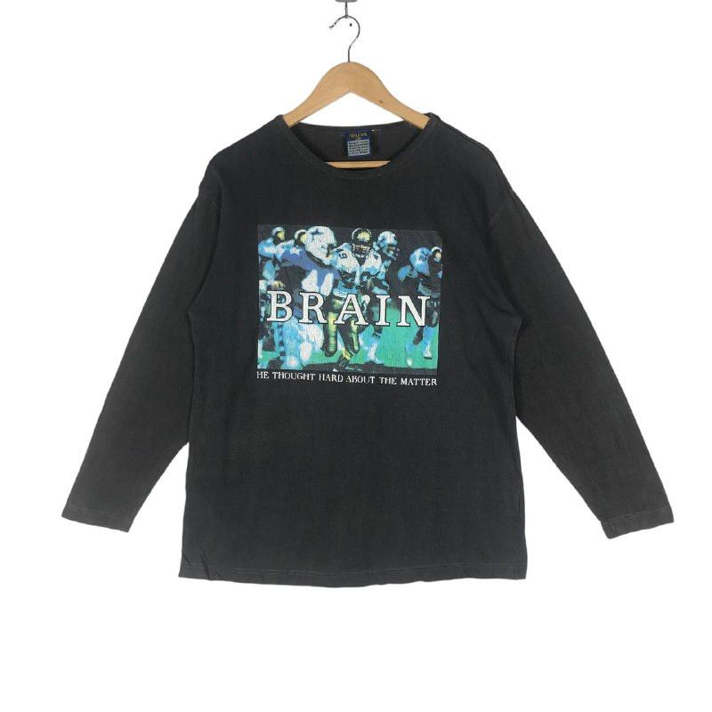Japanese Brand × Vintage Vintage Portarthur " Brain " Men L/S T-shirt Size US M / EU 48-50 / 2 - 1 Thumbnail