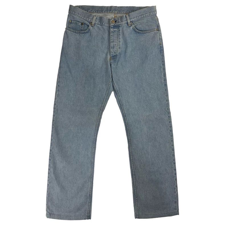 Helmut Lang HELMUT LANG Rinse the light blue jeans Size US 34 / EU 50 - 1 Thumbnail