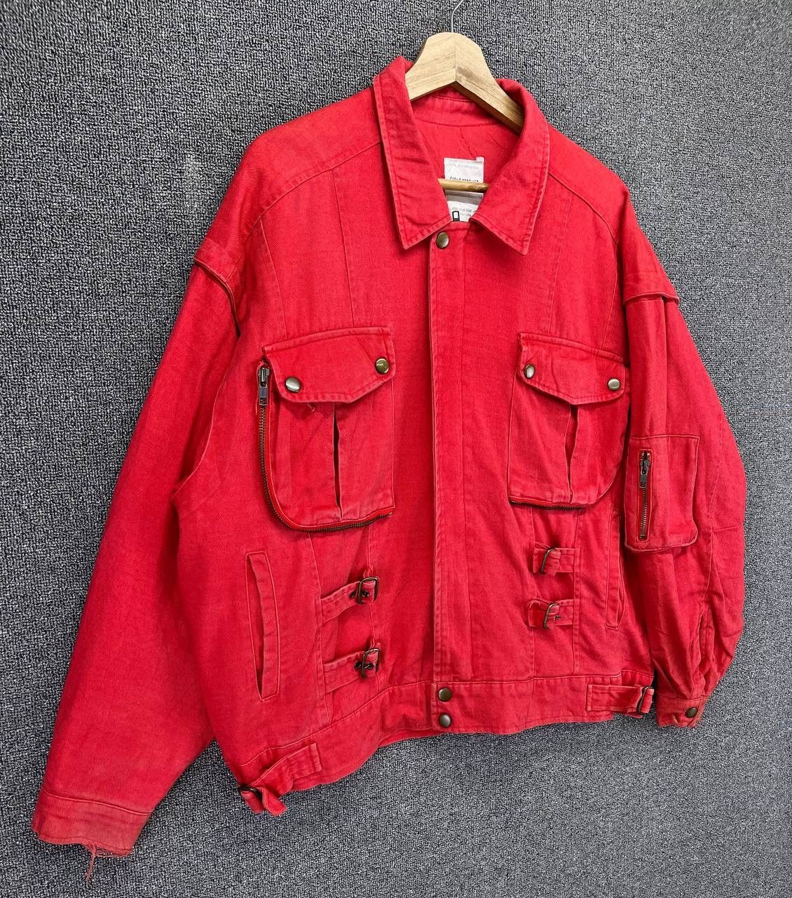 If Six Was Nine Vintage Girls Market Trashed Punk Jacket Size US L / EU 52-54 / 3 - 2 Thumbnail