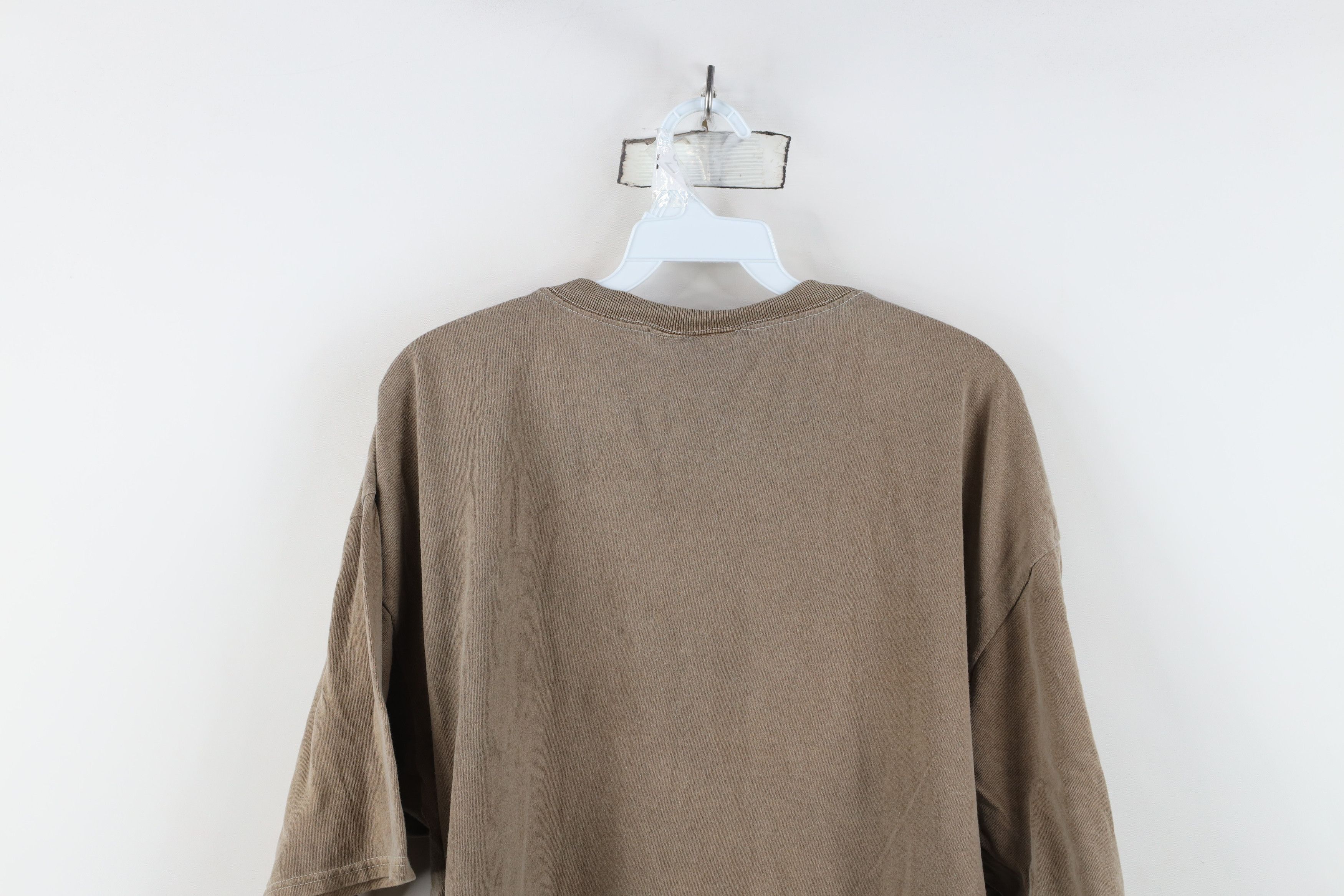Vintage Vintage 90s Streetwear Short Sleeve T-Shirt Brown USA Size US L / EU 52-54 / 3 - 10 Thumbnail