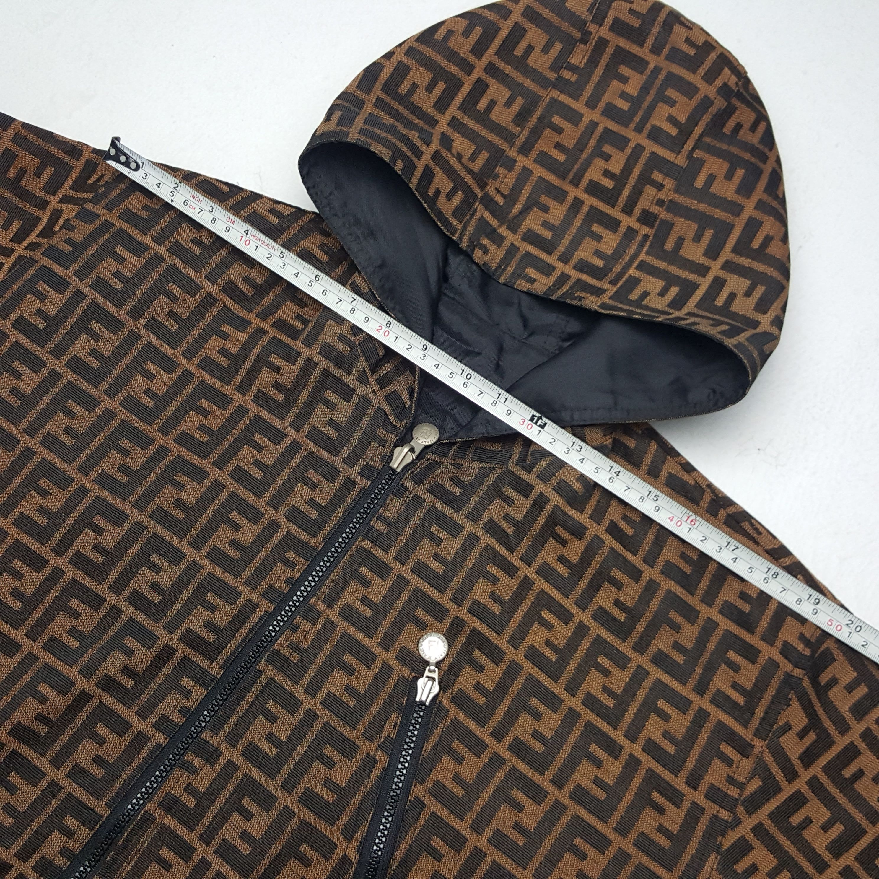 Fendi × Vintage Vintage Fendi Italian Brand Monogram Jacket Size US L / EU 52-54 / 3 - 9 Thumbnail