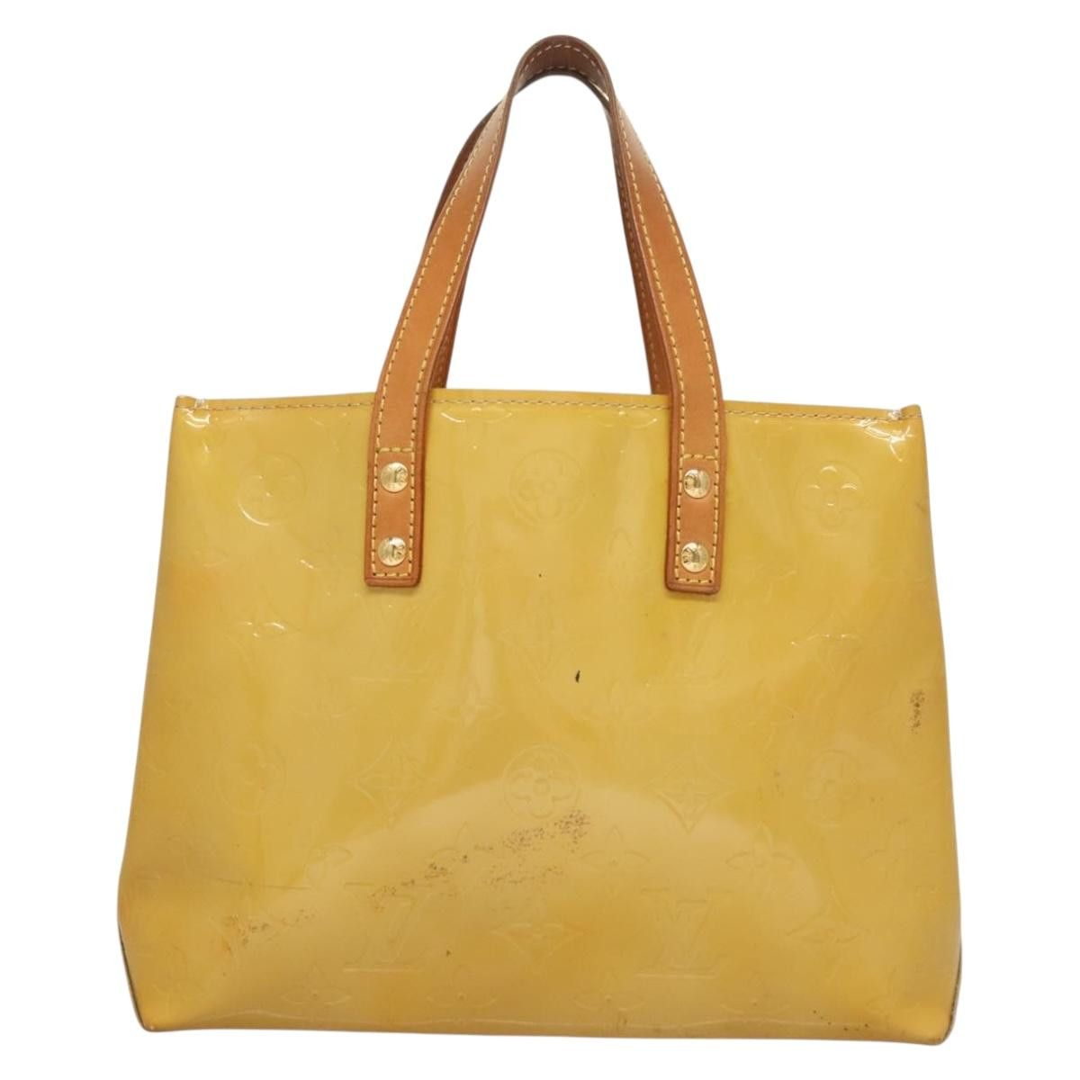 Louis Vuitton LOUIS VUITTON Monogram Vernis Reade PM Hand Bag Beige M91334 Size ONE SIZE - 2 Thumbnail