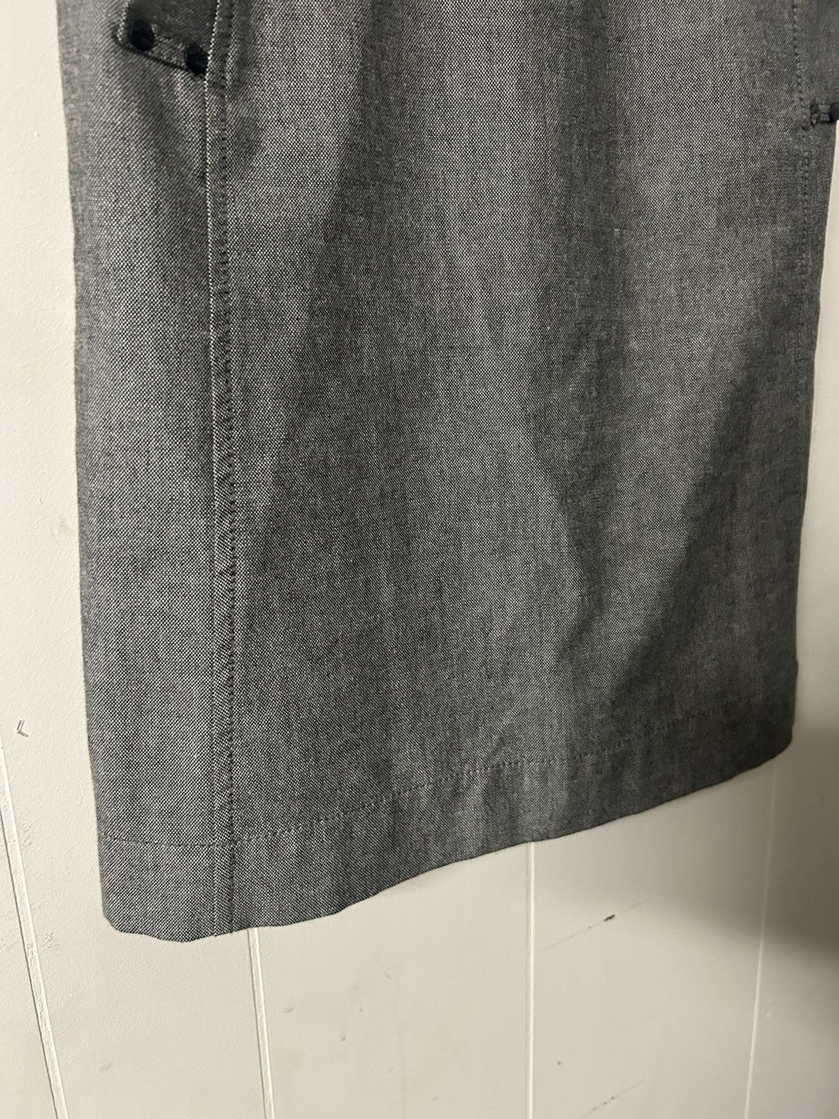 Esprit ESPRIT 90s Wool Pencil Shift Dress Sz 4 Career Grey Pockets Size S / US 4 / IT 40 - 2 Thumbnail