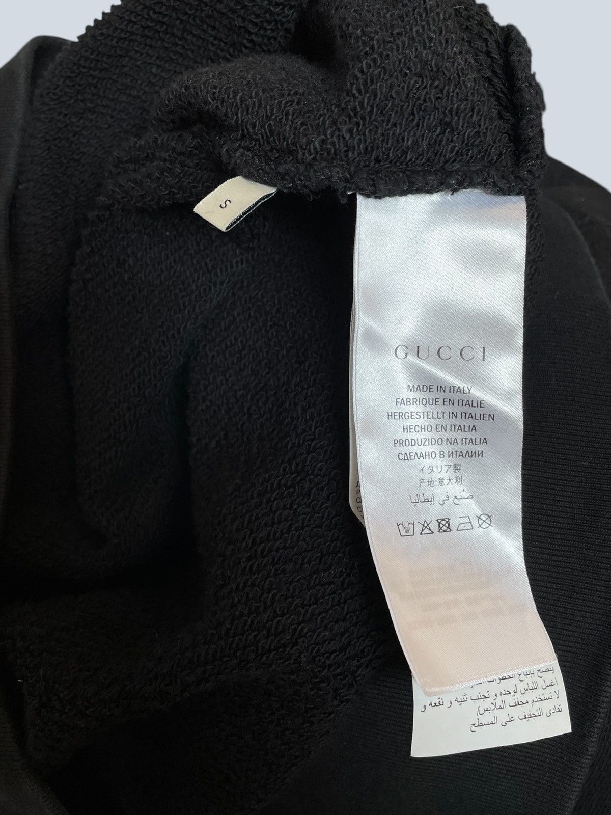 Gucci Gucci hooded sweatshirt with iridescent logo, S. Size US S / EU 44-46 / 1 - 6 Thumbnail