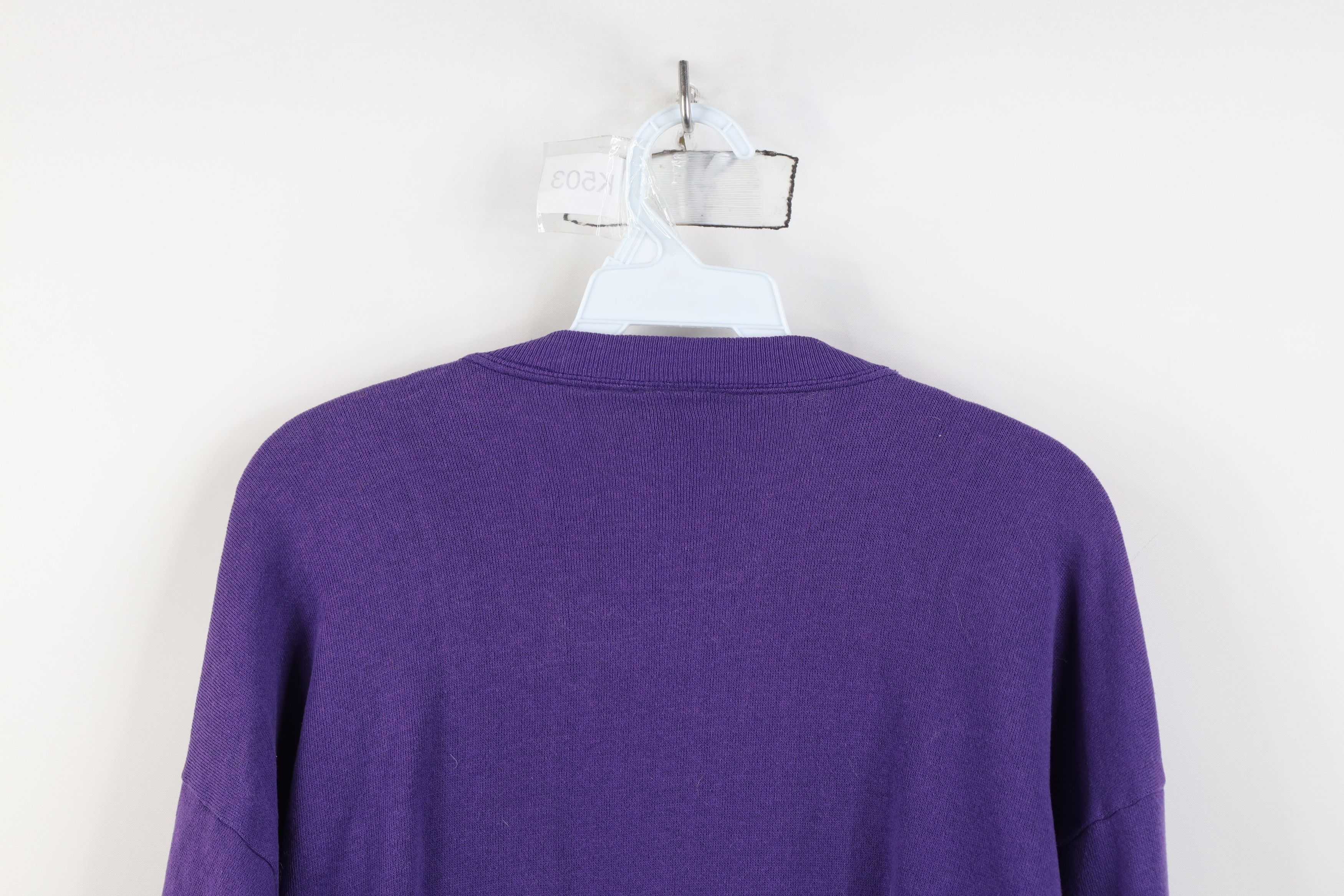 Vintage Vintage 90s Minnesota Vikings Crewneck Sweatshirt USA Size XL / US 12-14 / IT 48-50 - 12 Thumbnail