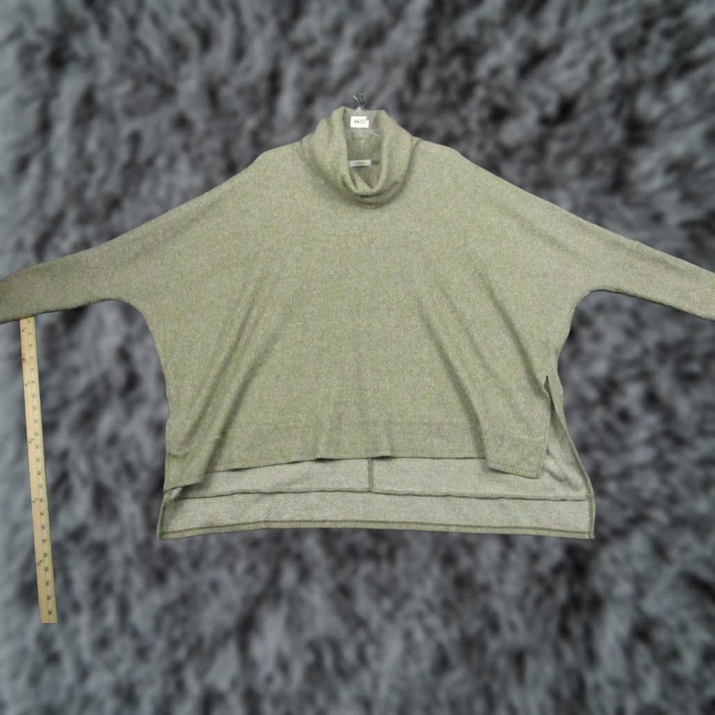 Vintage Cherish Sweater Womens One Size Green Oversized Cowl Neck Poncho Knit Dolman Size ONE SIZE - 1 Thumbnail