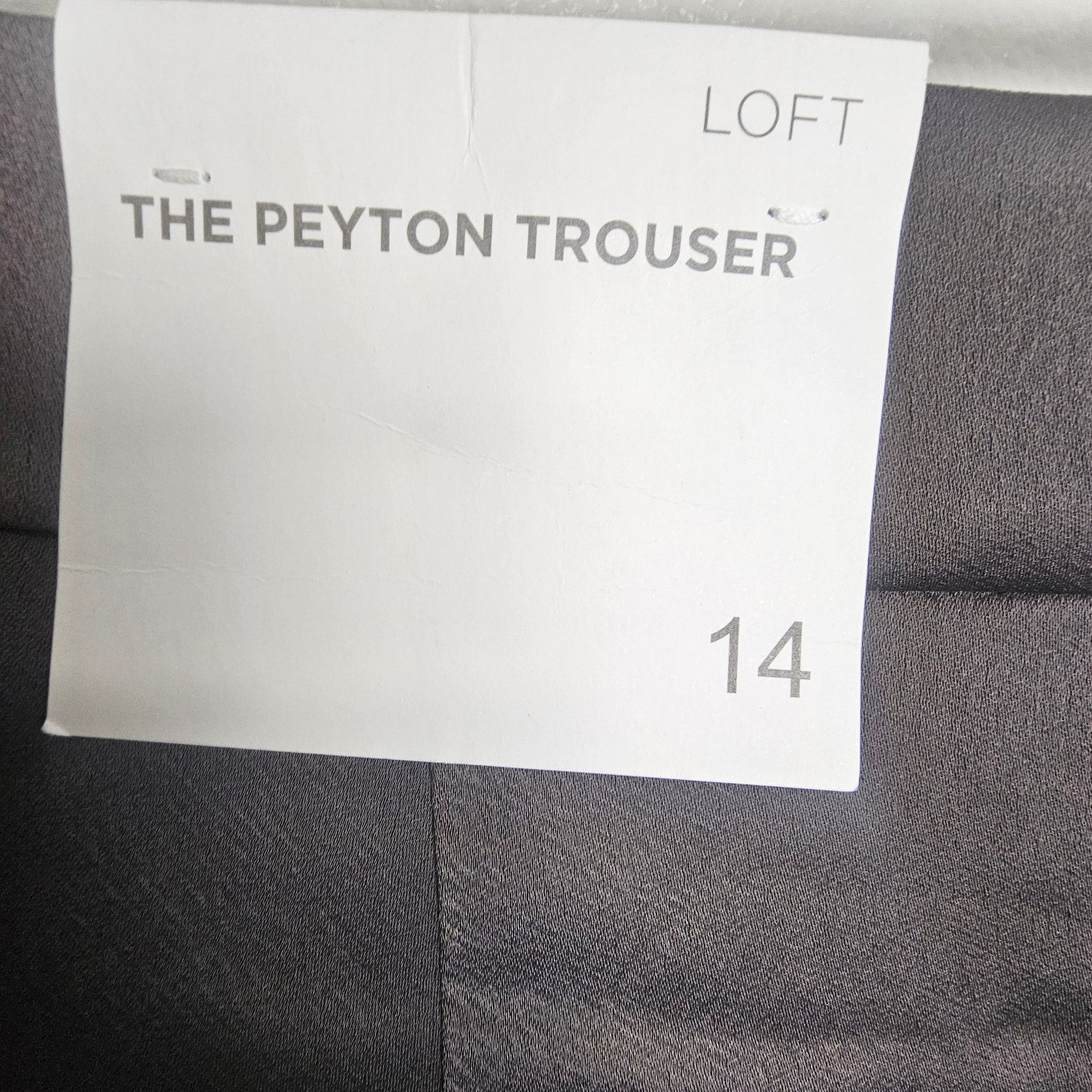 Loft LOFT Womens Peyton Pleated Wide Leg Trousers Dress Pants 14 Size 36" / US 14 / IT 50 - 7 Thumbnail
