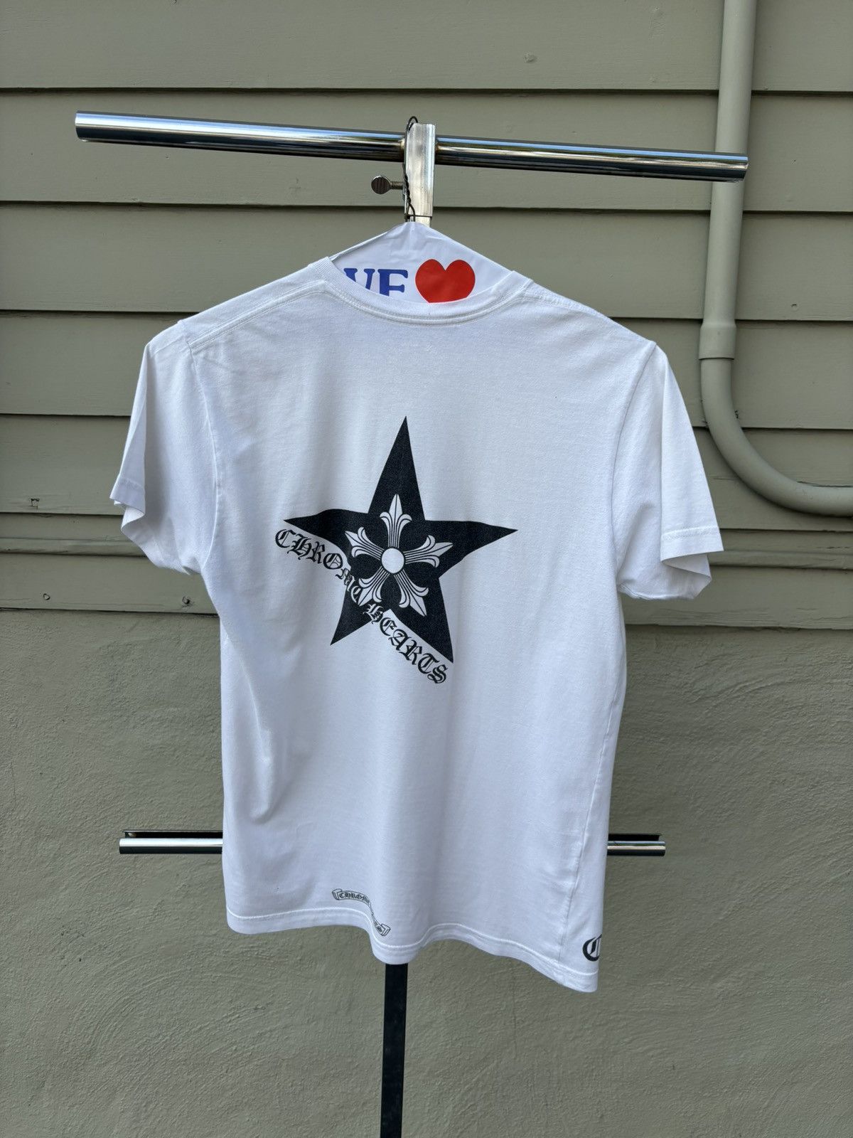 Chrome Hearts Chrome hearts vintage star logo tee white Size US M / EU 48-50 / 2 - 1 Thumbnail