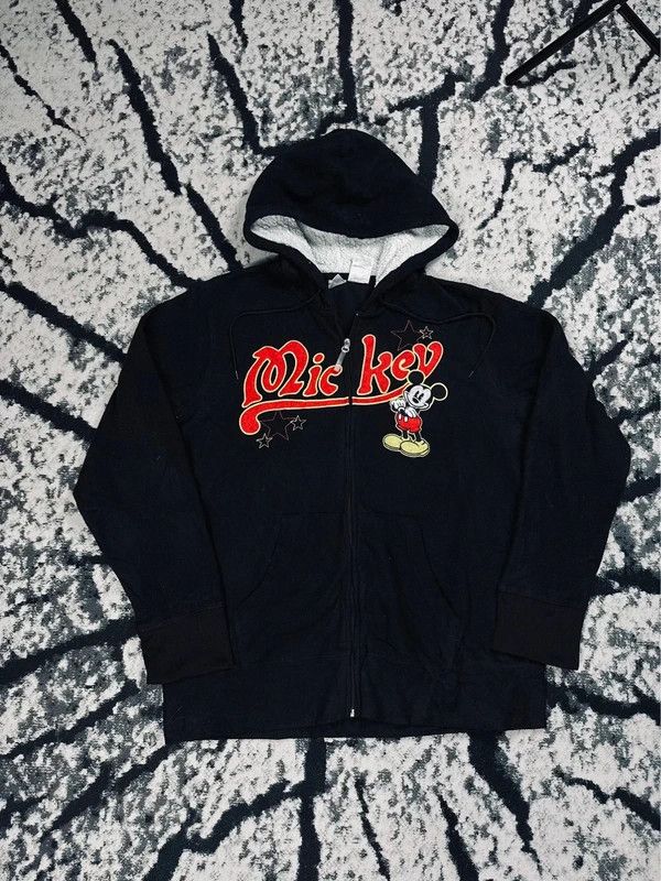 Mickey Mouse Vintage Mickey Mouse fleece hoodie black L Size US L / EU 52-54 / 3 - 1 Thumbnail