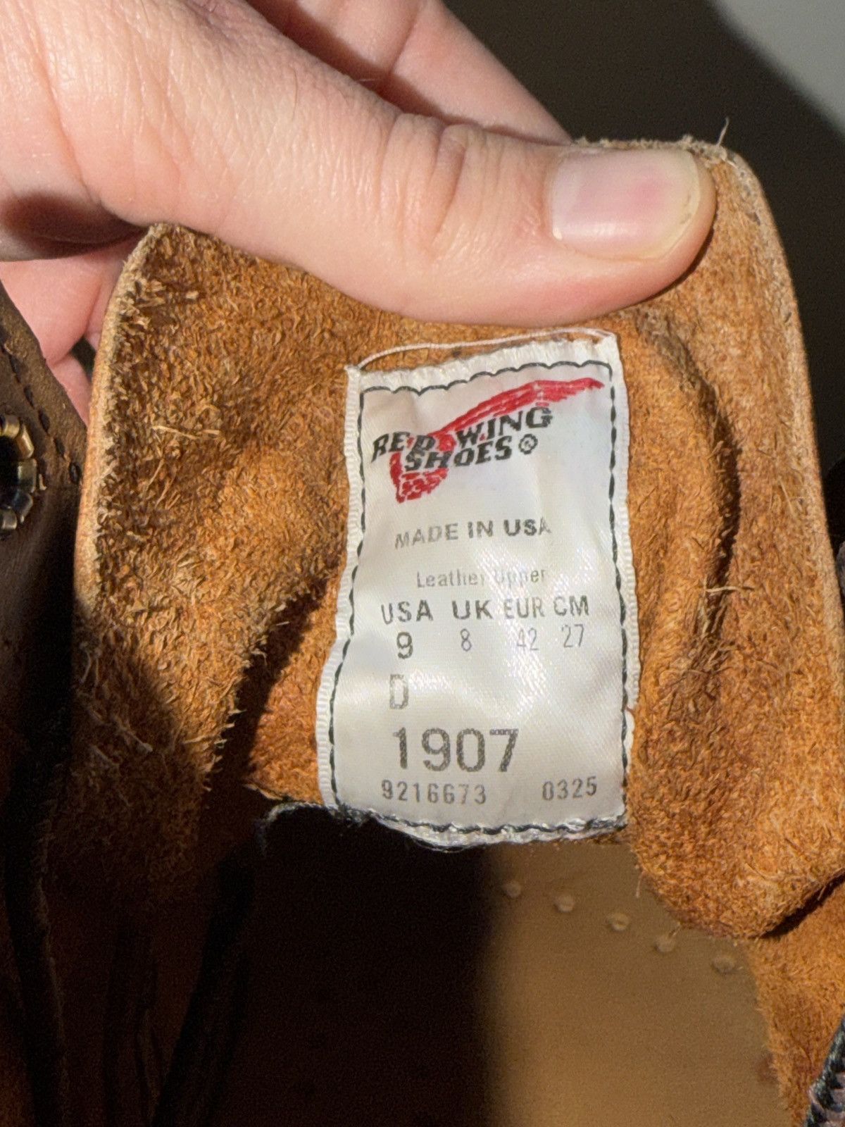 Red Wing Redwing Boots - 1907 Classic Moc Toe - Size 9 Size US 9 / EU 42 - 6 Thumbnail